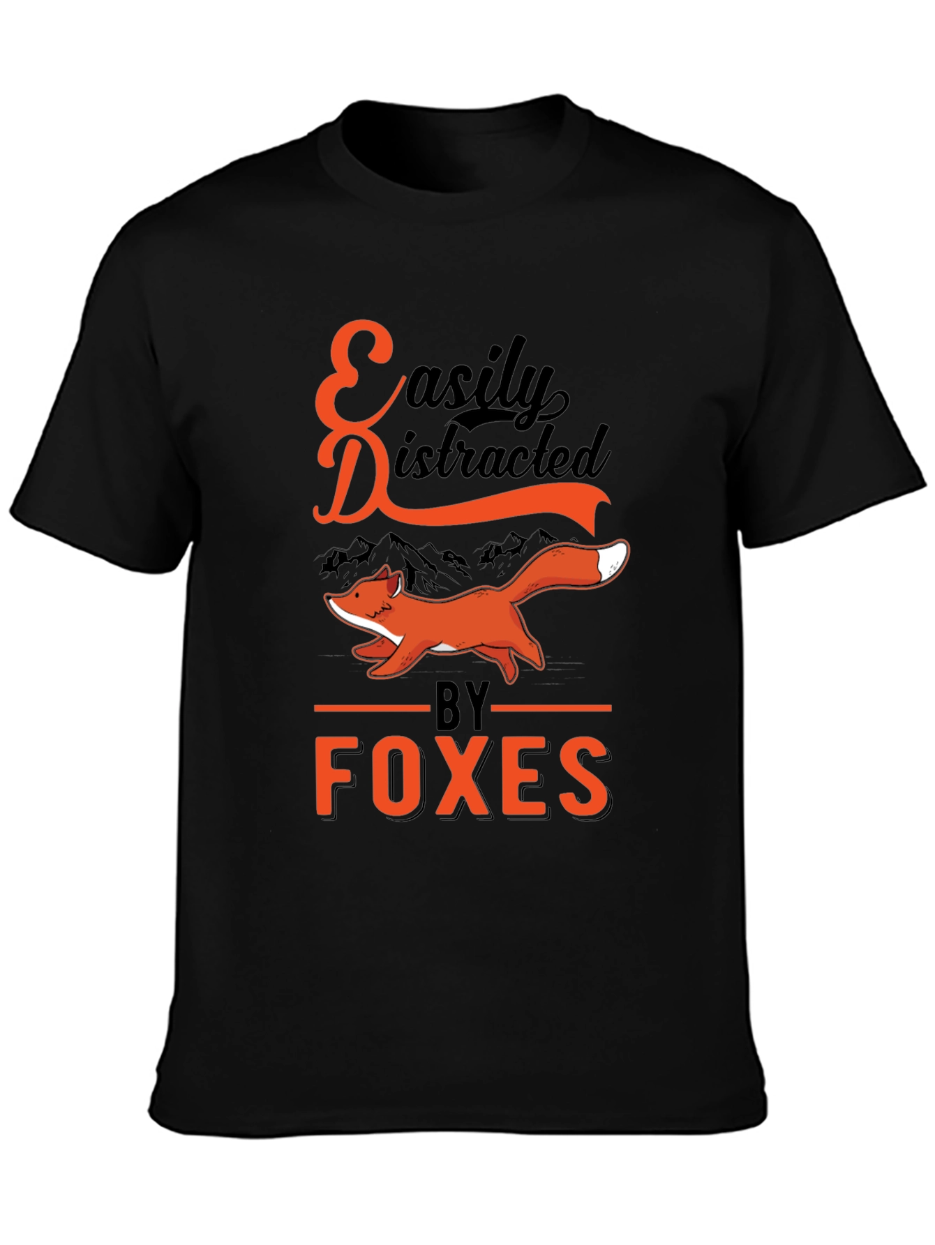 Easily Distracted by Foxes T-Shirt