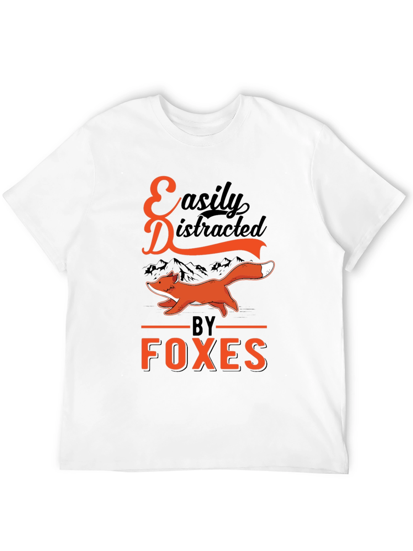 Easily Distracted by Foxes T-Shirt