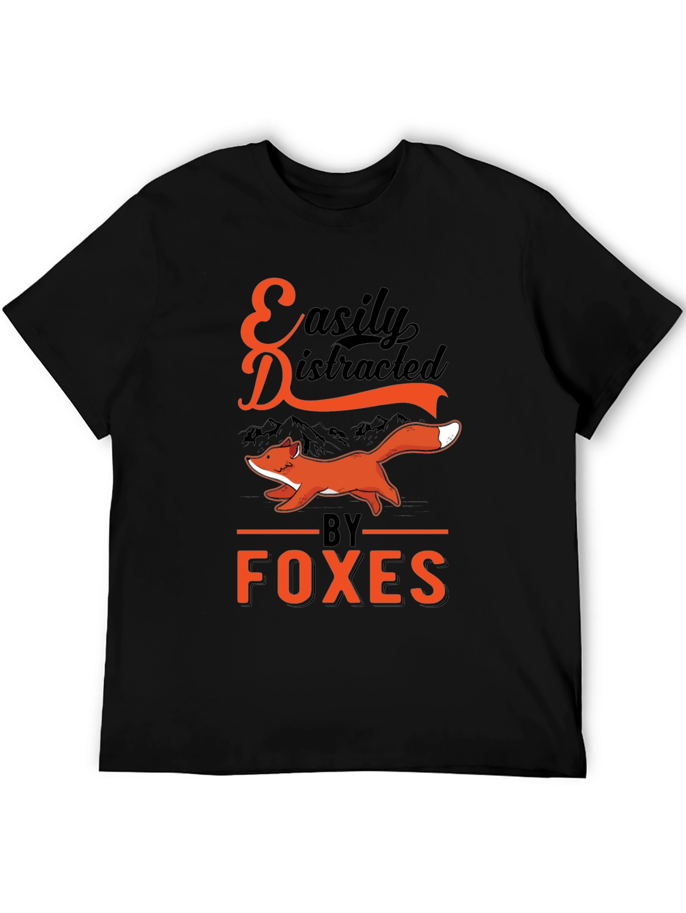 Easily Distracted by Foxes T-Shirt