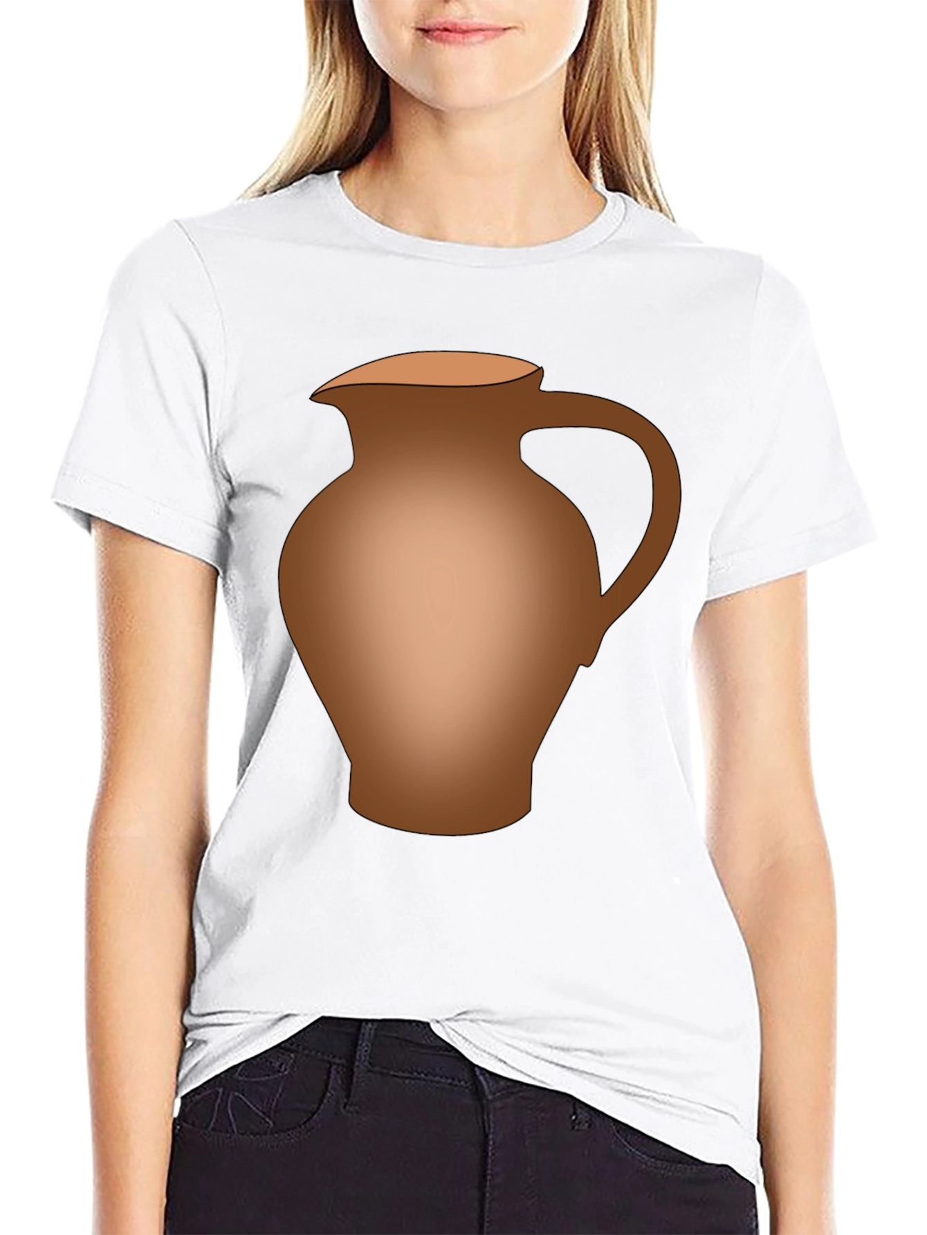 Novelty Pitcher Graphic T-Shirt