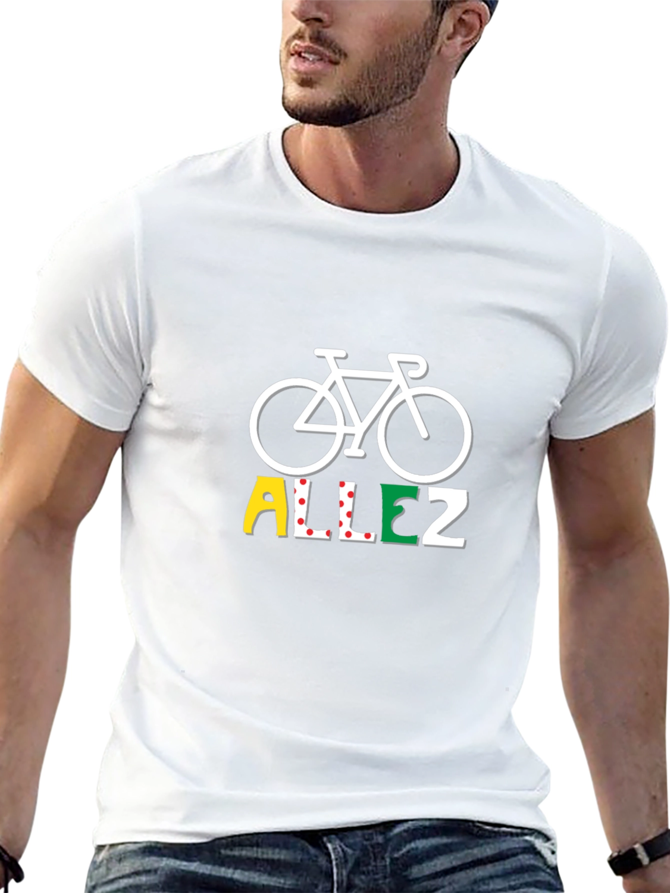 Allez Cycling T-Shirt - Stylish Bike Design Tee