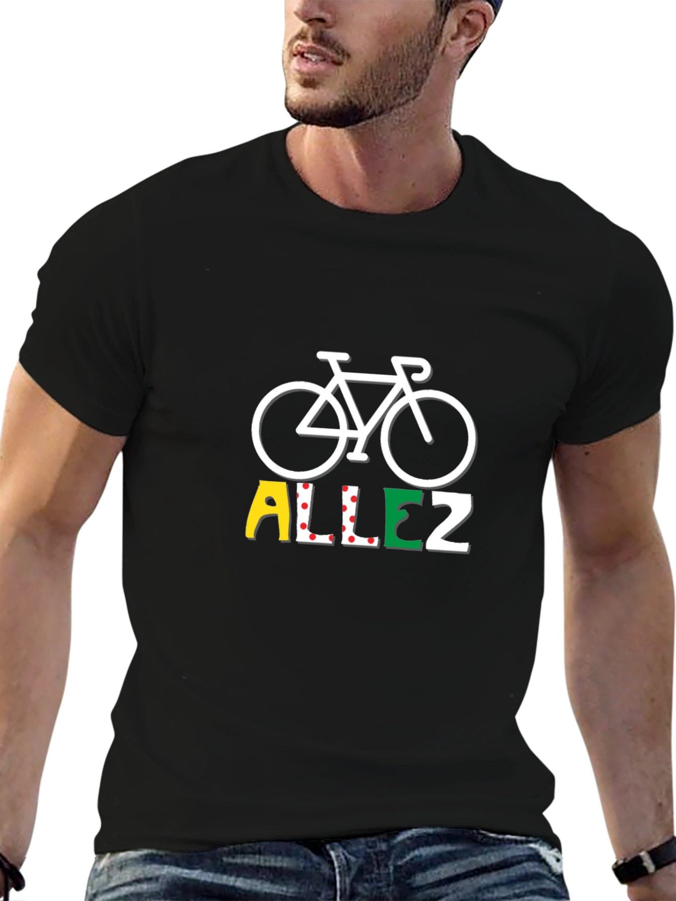 Allez Cycling T-Shirt - Stylish Bike Design Tee