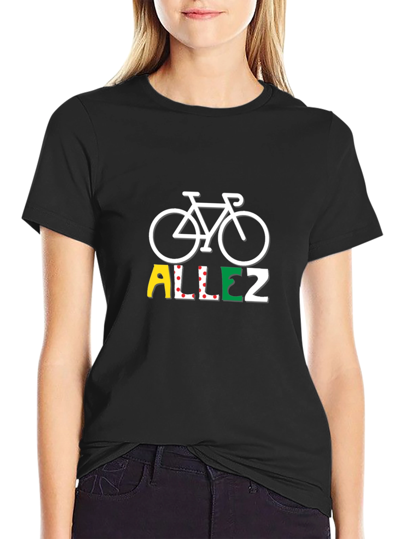Allez Cycling T-Shirt - Stylish Bike Design Tee
