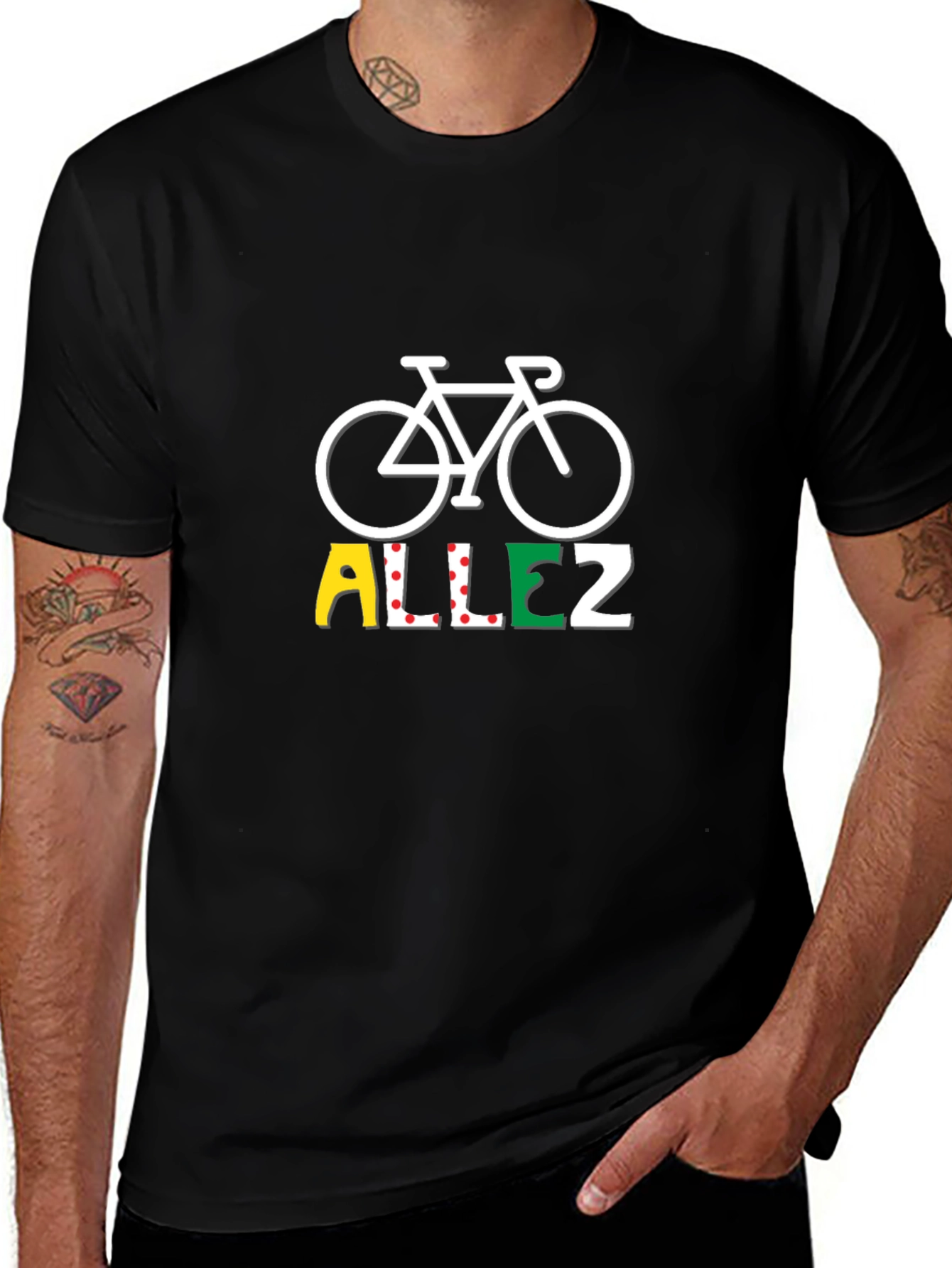 Allez Cycling T-Shirt - Stylish Bike Design Tee