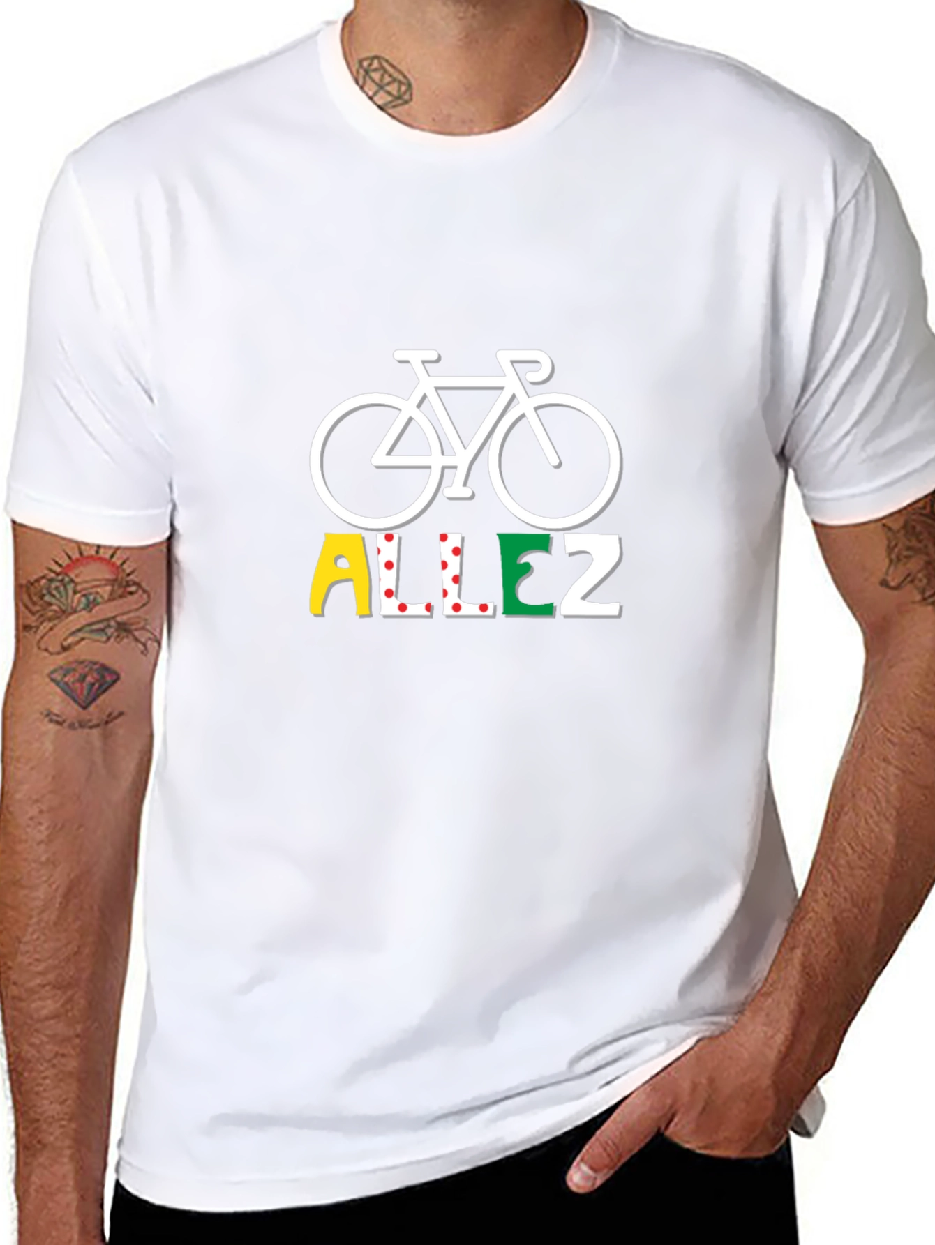 Allez Cycling T-Shirt - Stylish Bike Design Tee