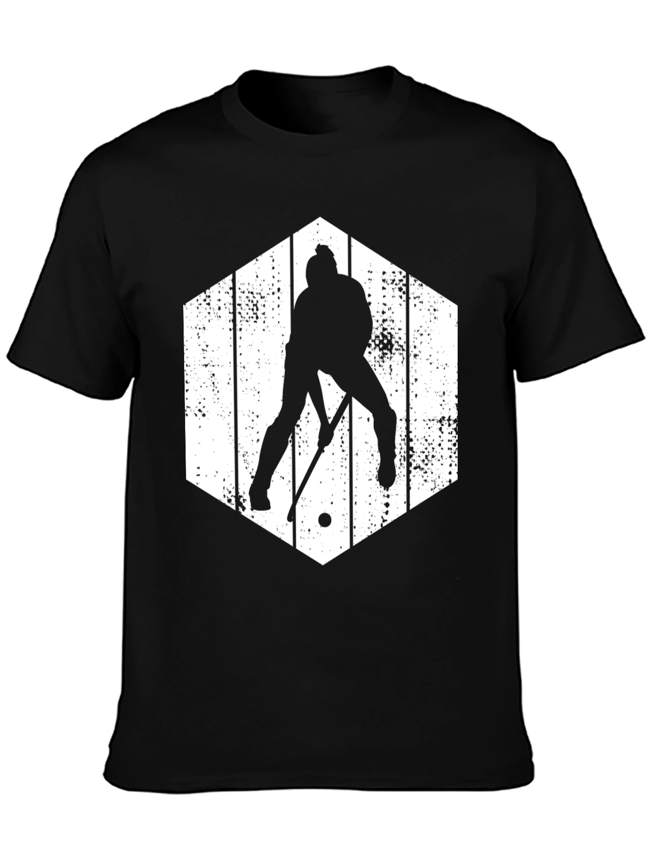 Hockey Player Graphic Tee - Stylish Sports Shirt