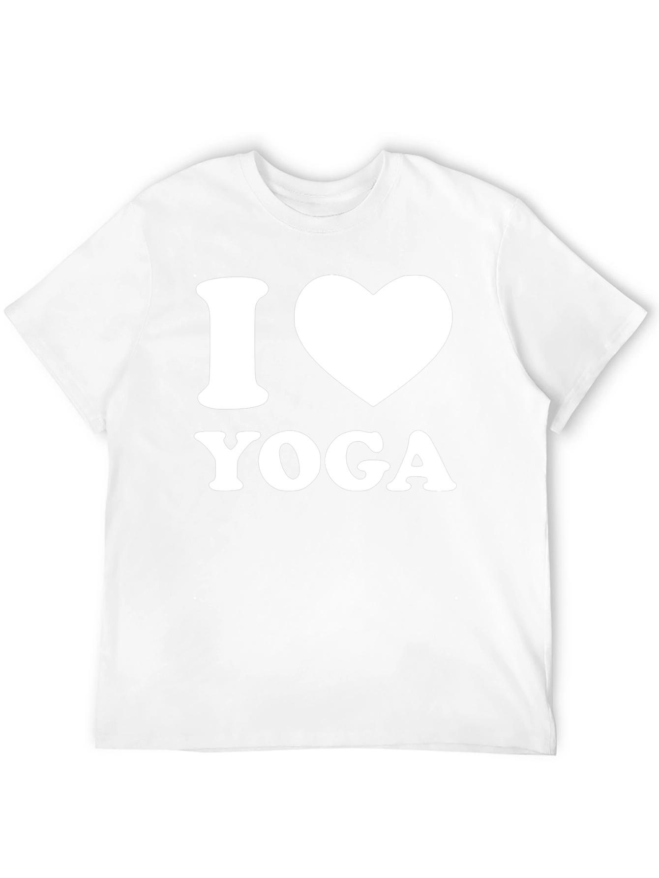 I Heart Yoga T-Shirt - Black Cotton Tee