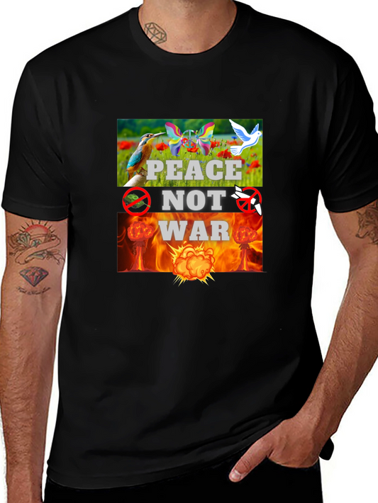 Peace Not War Graphic T-Shirt
