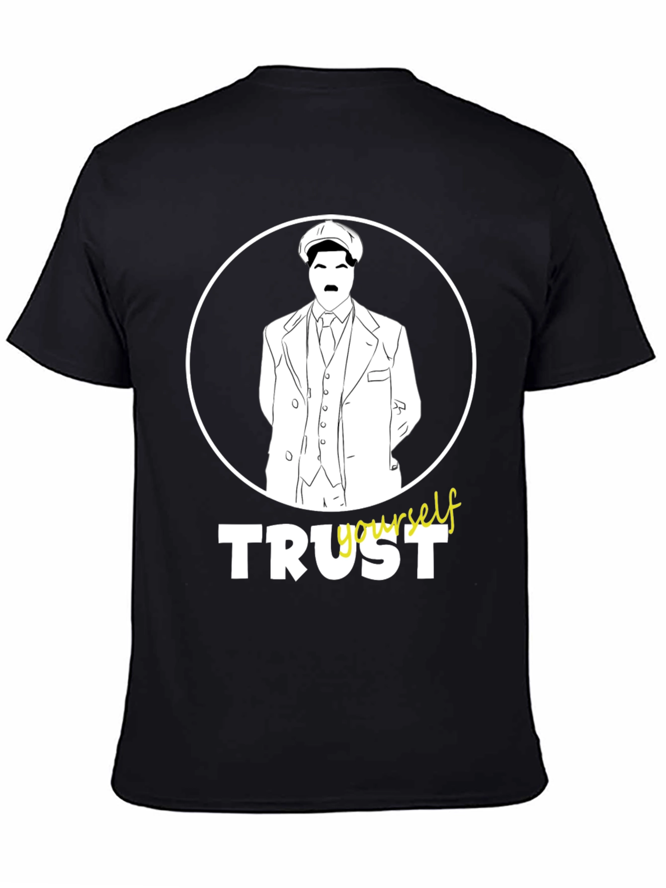 Trust Yourself Graphic Tee - Peaky Blinders Style