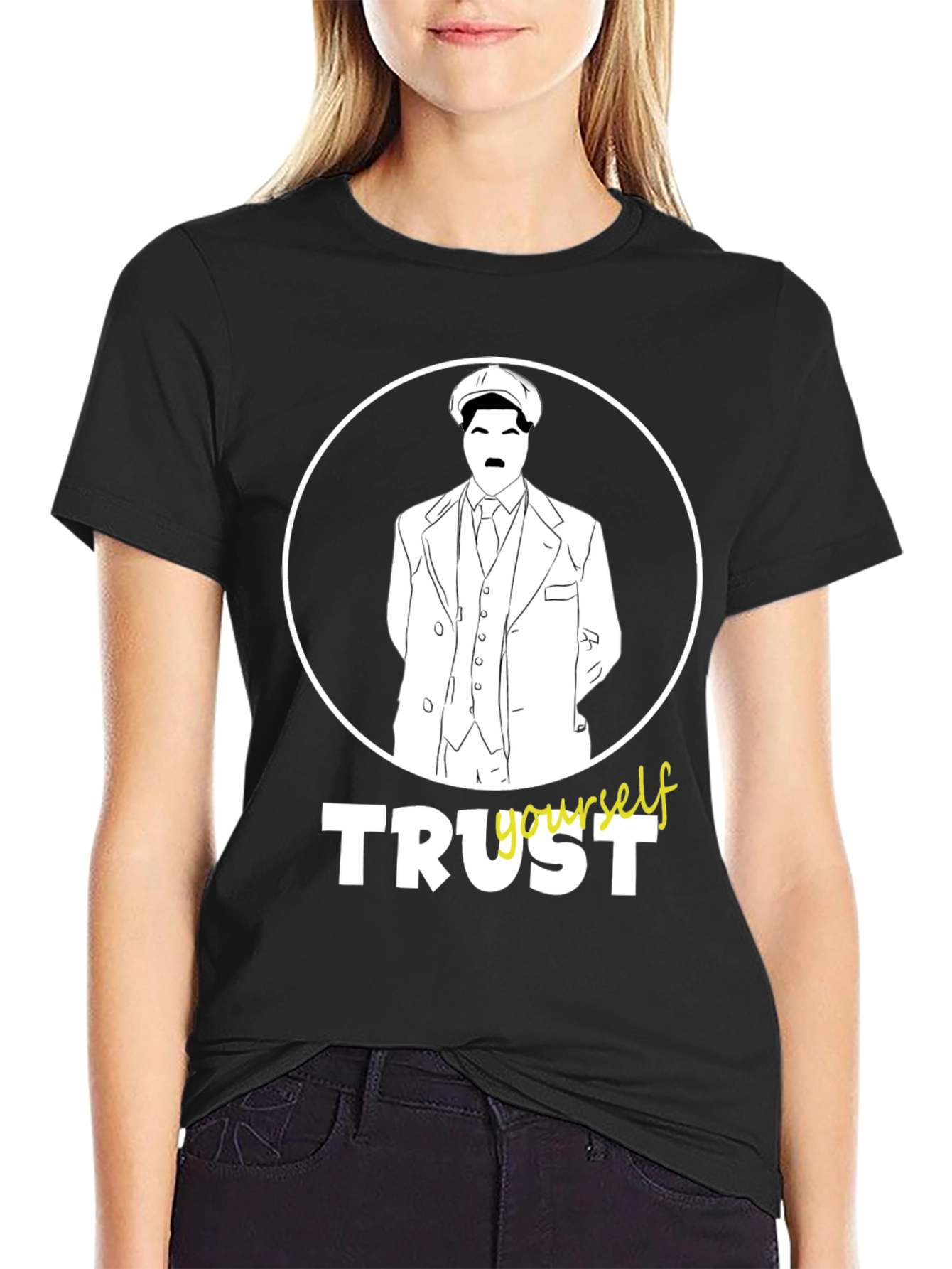 Trust Yourself Graphic Tee - Peaky Blinders Style