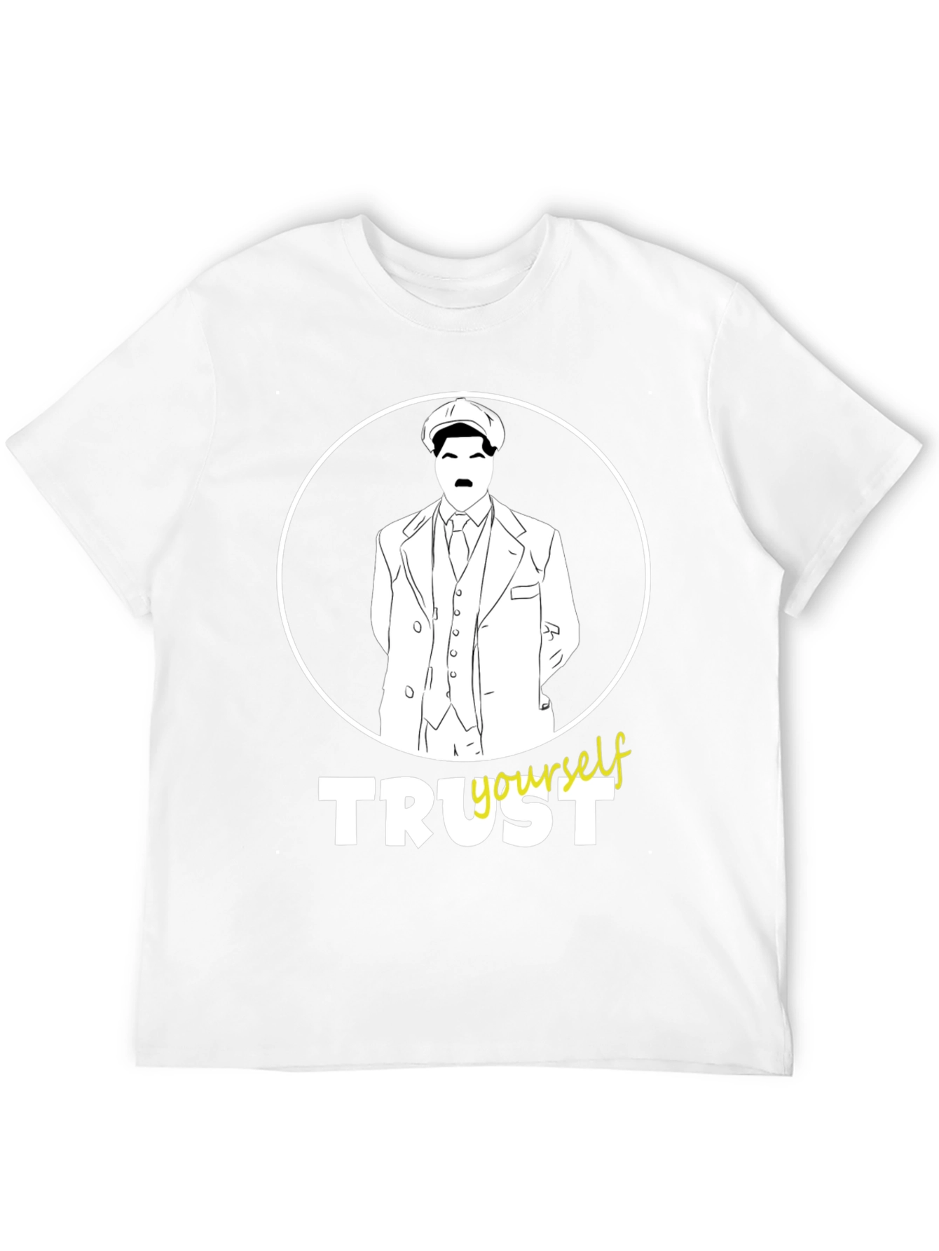 Trust Yourself Graphic Tee - Peaky Blinders Style