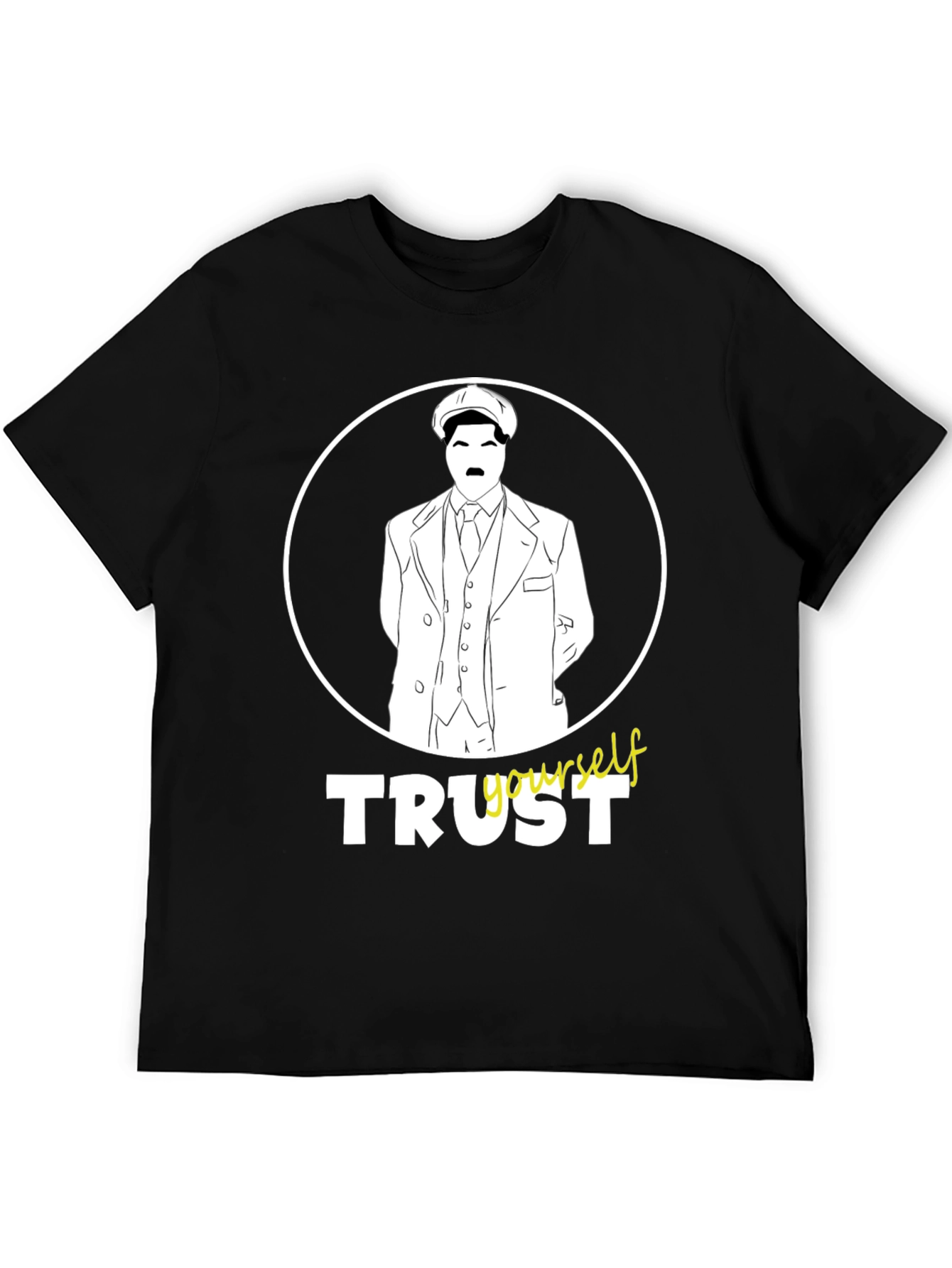 Trust Yourself Graphic Tee - Peaky Blinders Style