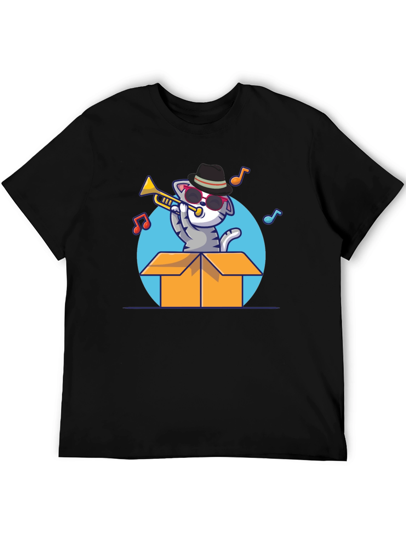 Cool Cat Trumpet Player T-Shirt