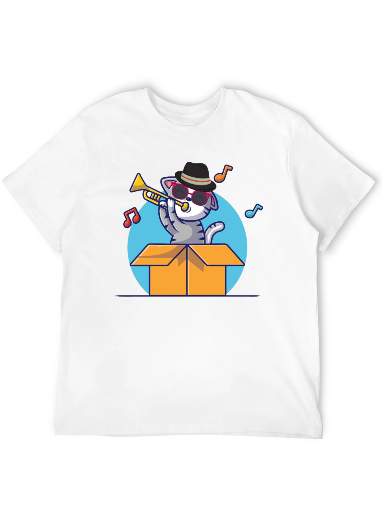 Cool Cat Trumpet Player T-Shirt