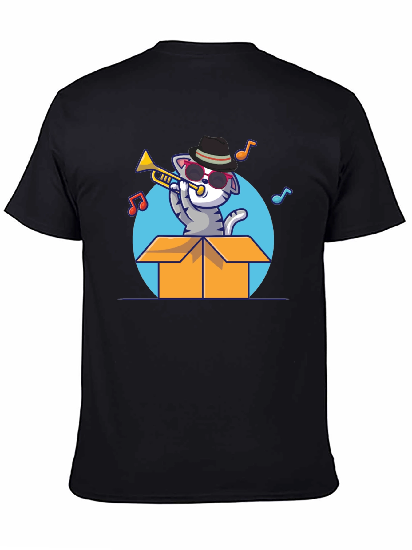 Cool Cat Trumpet Player T-Shirt