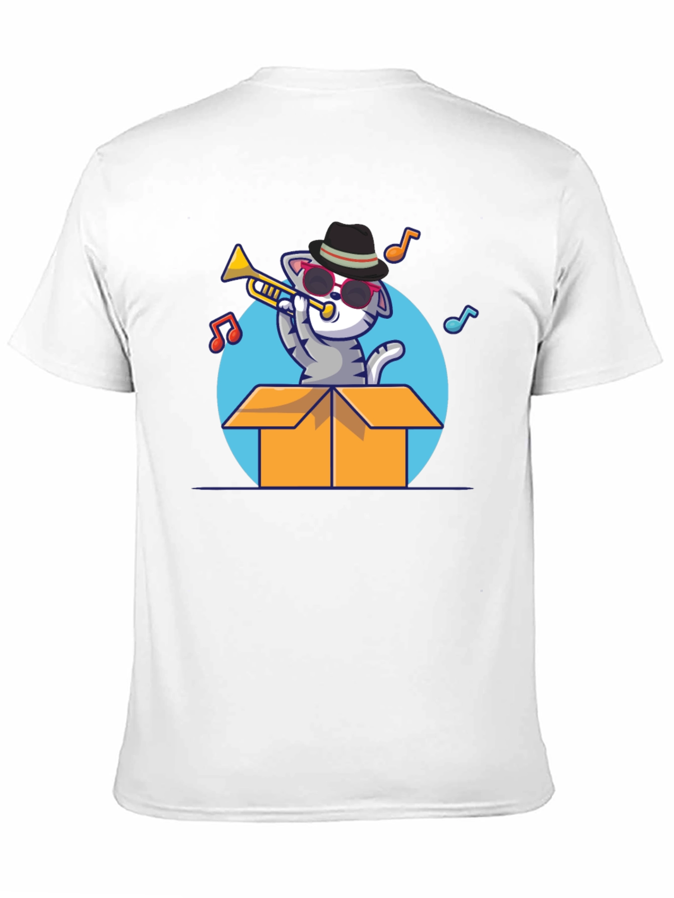 Cool Cat Trumpet Player T-Shirt