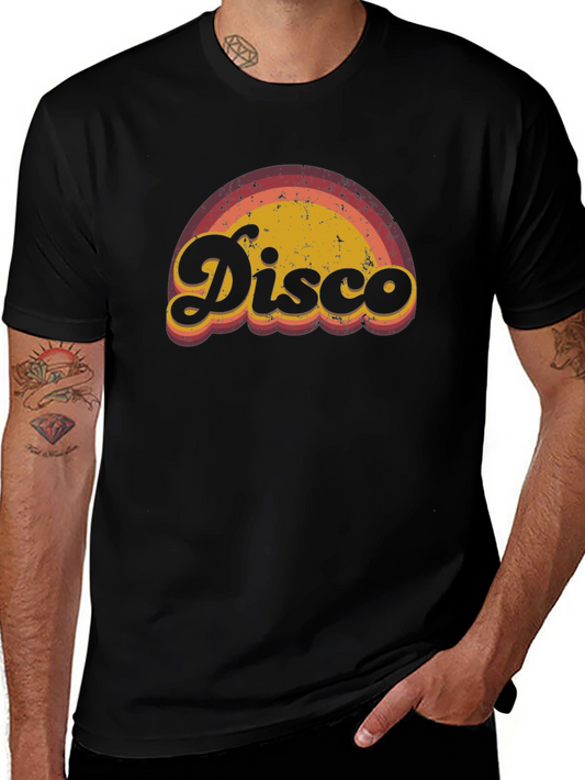 Retro Disco Graphic T-Shirt - Vintage Style Tee