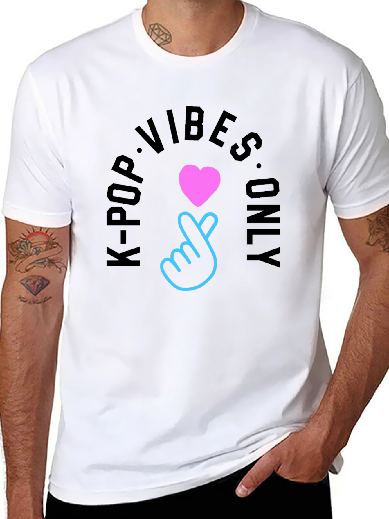 K-Pop Vibes Only Graphic Tee