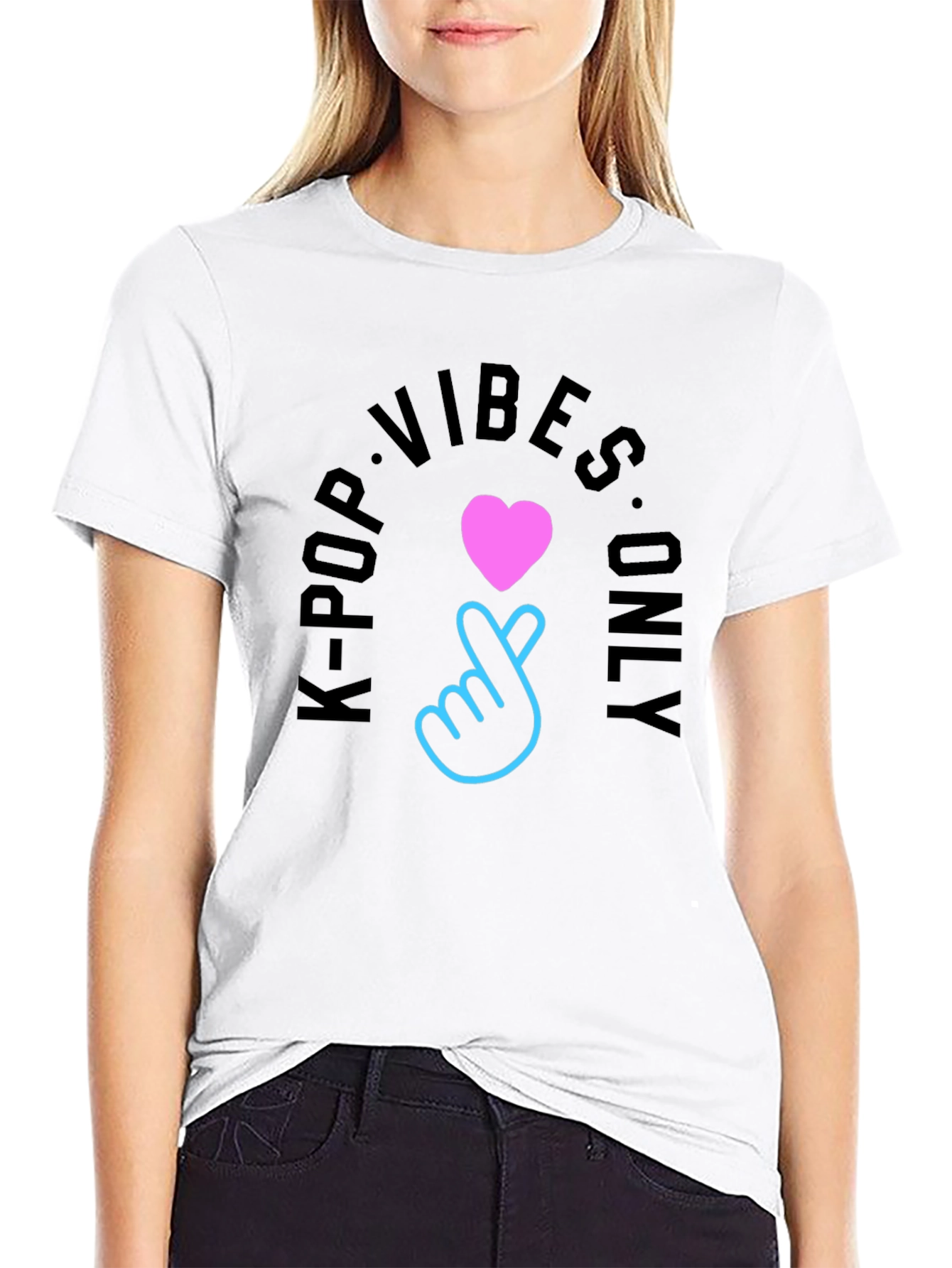 K-Pop Vibes Only Graphic Tee