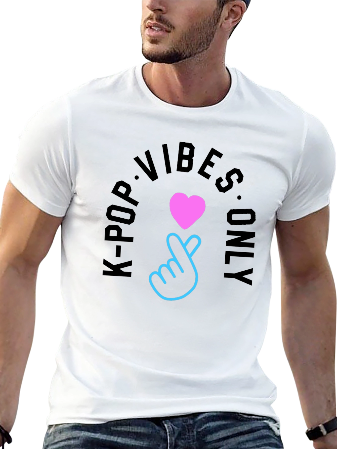 K-Pop Vibes Only Graphic Tee