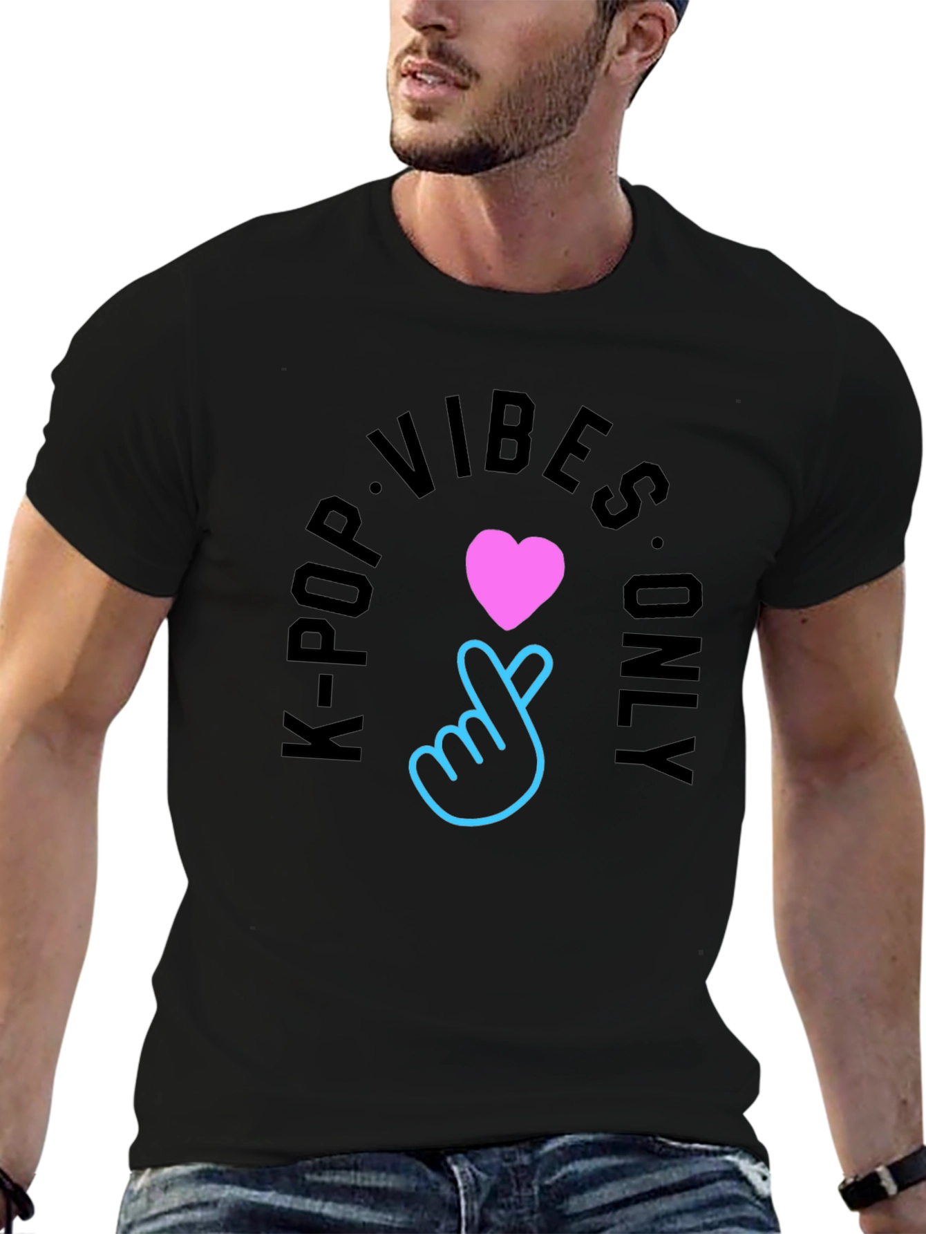 K-Pop Vibes Only Graphic Tee