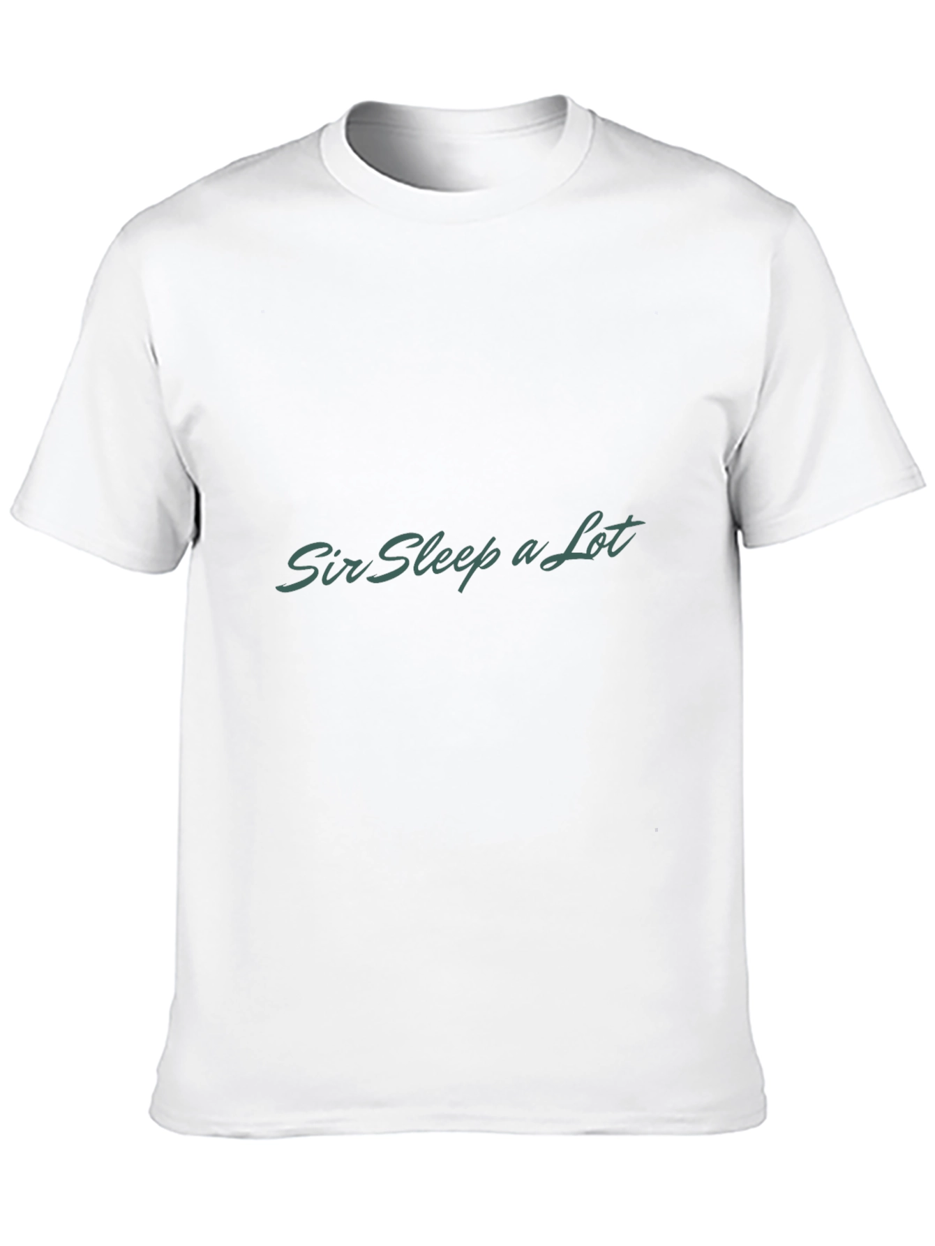 Sir Sleep A Lot Black Graphic T-Shirt