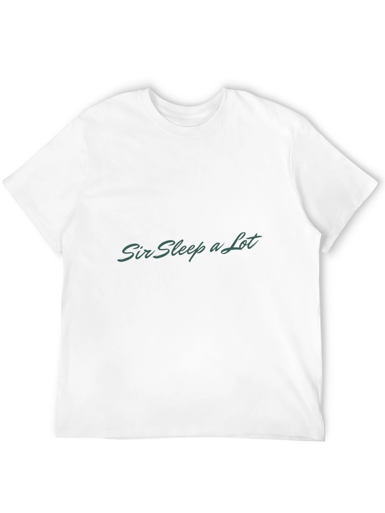Sir Sleep A Lot Black Graphic T-Shirt