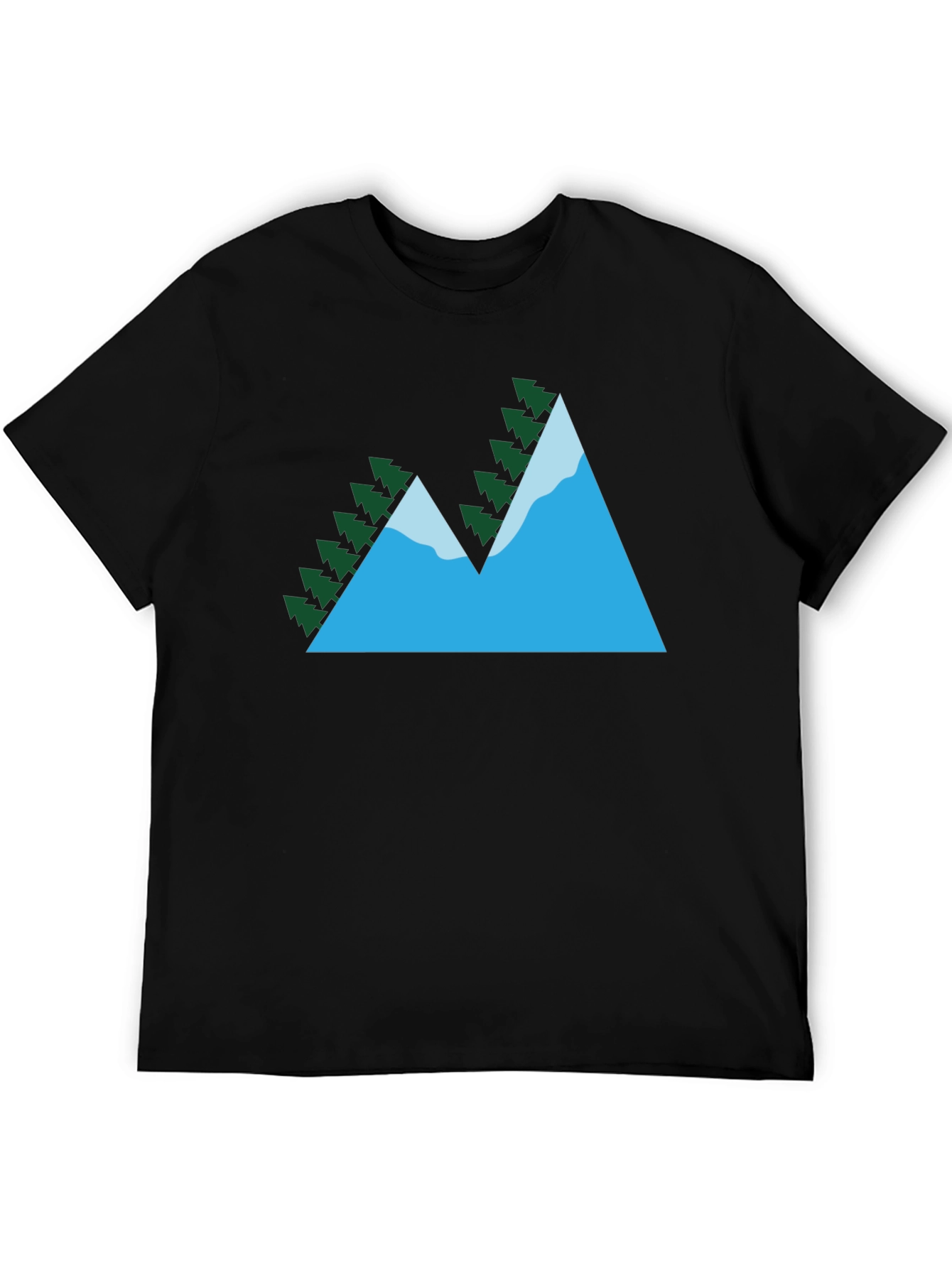 Mountain Peak Graphic T-Shirt - Nature Lovers Tee