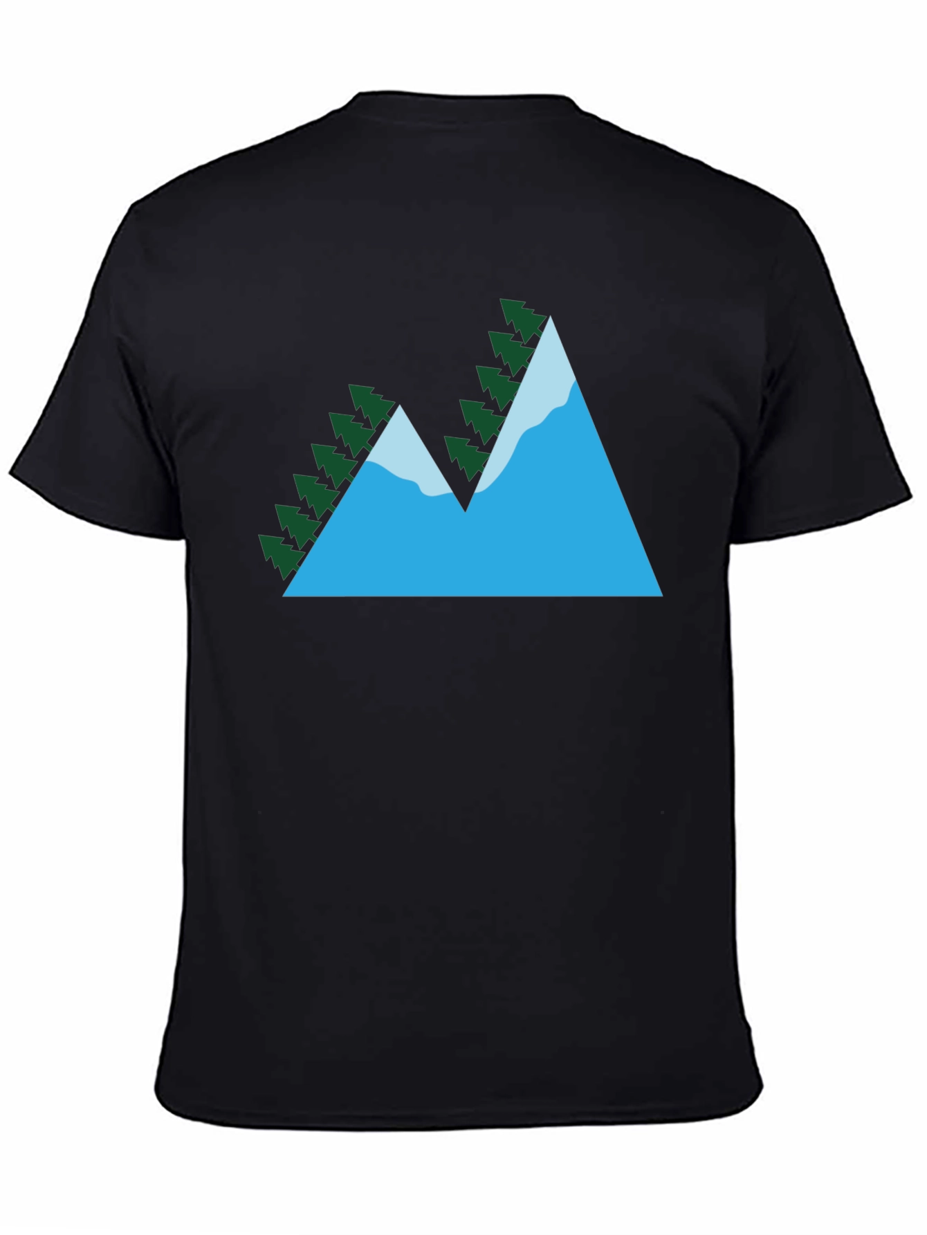 Mountain Peak Graphic T-Shirt - Nature Lovers Tee