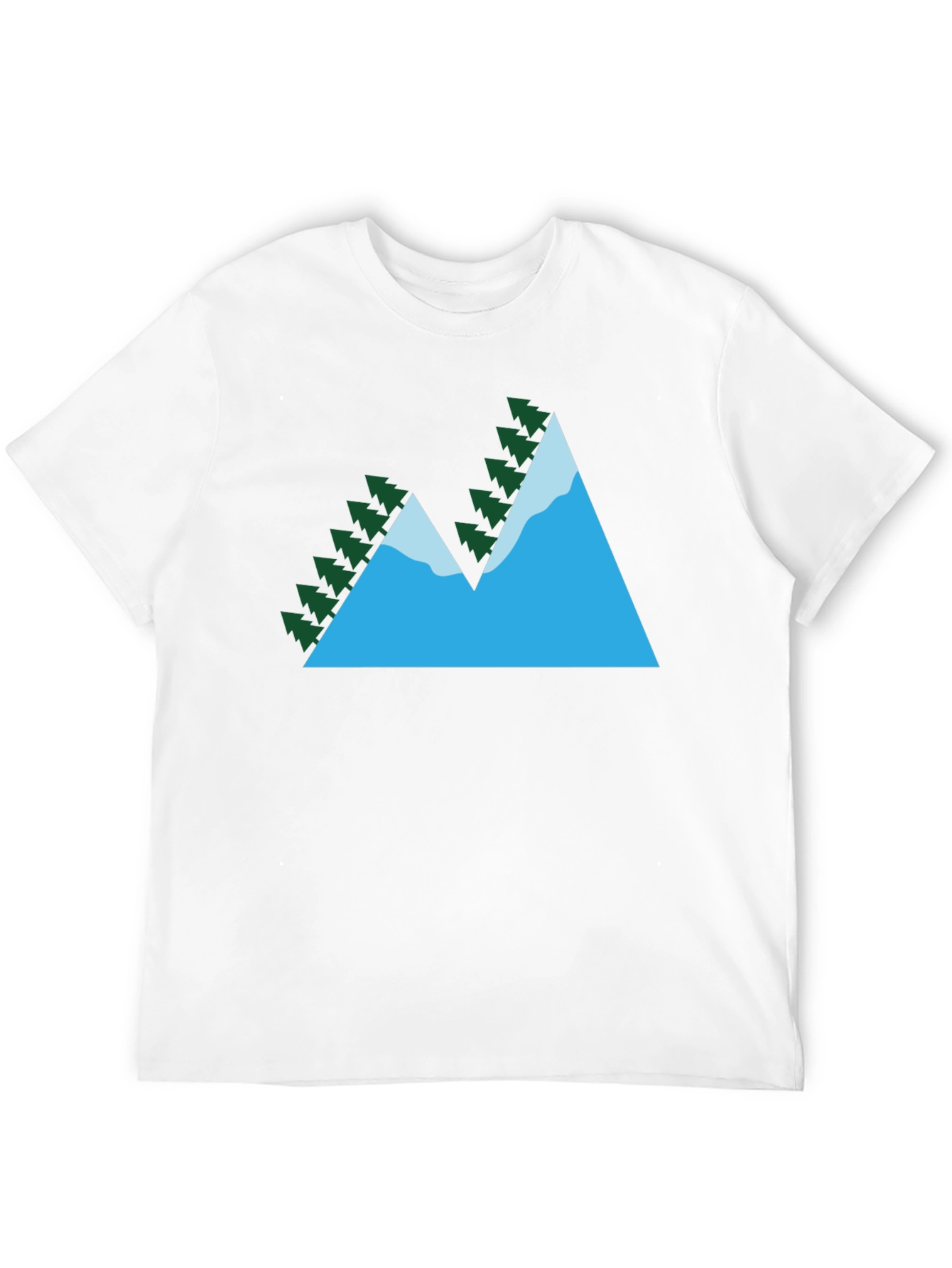 Mountain Peak Graphic T-Shirt - Nature Lovers Tee