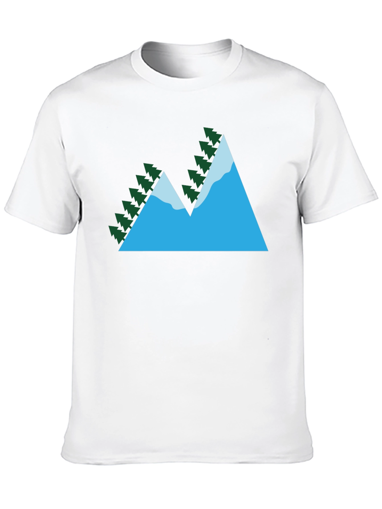 Mountain Peak Graphic T-Shirt - Nature Lovers Tee