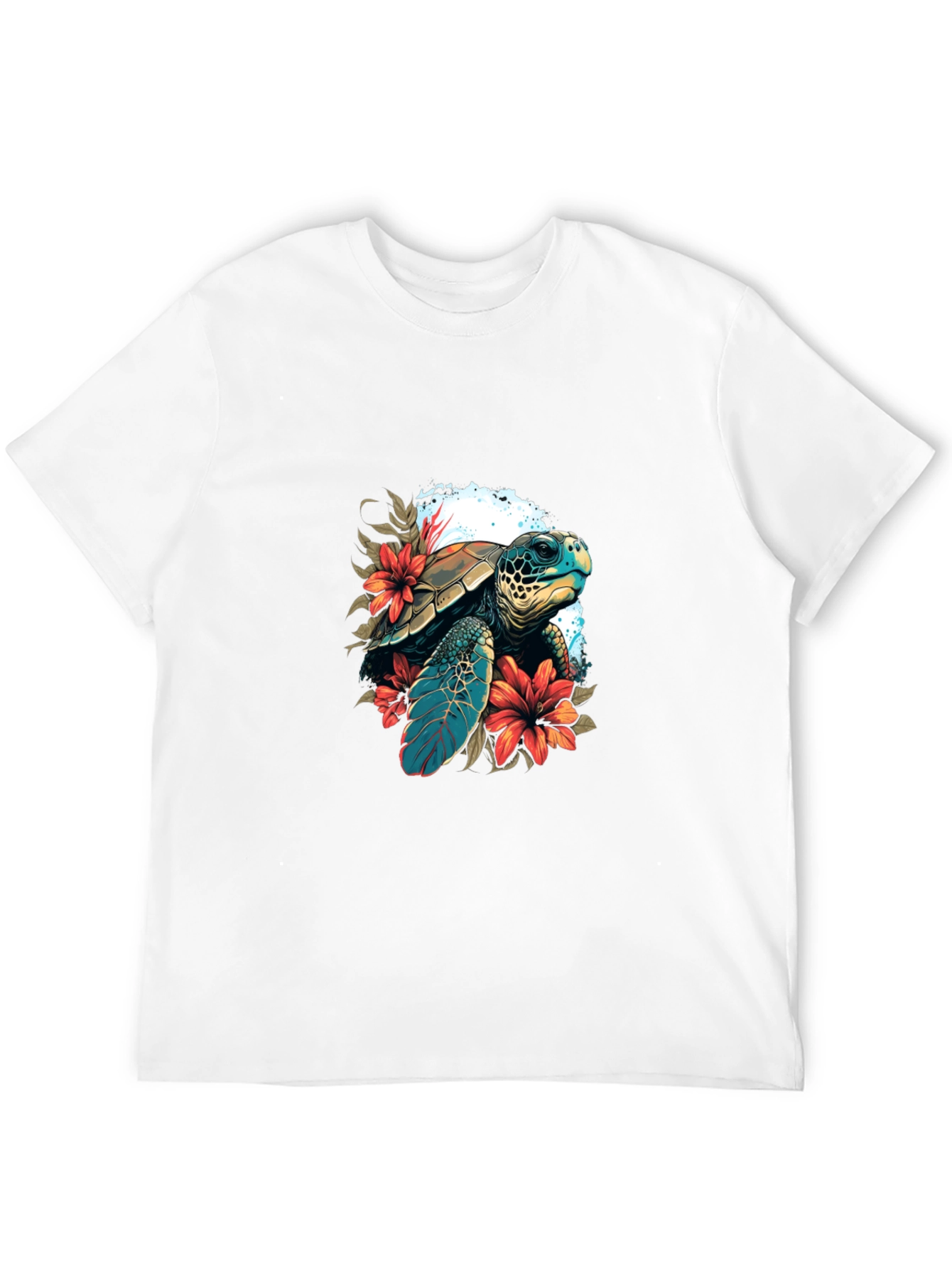 Sea Turtle Graphic Tee - Island Style Black T-Shirt