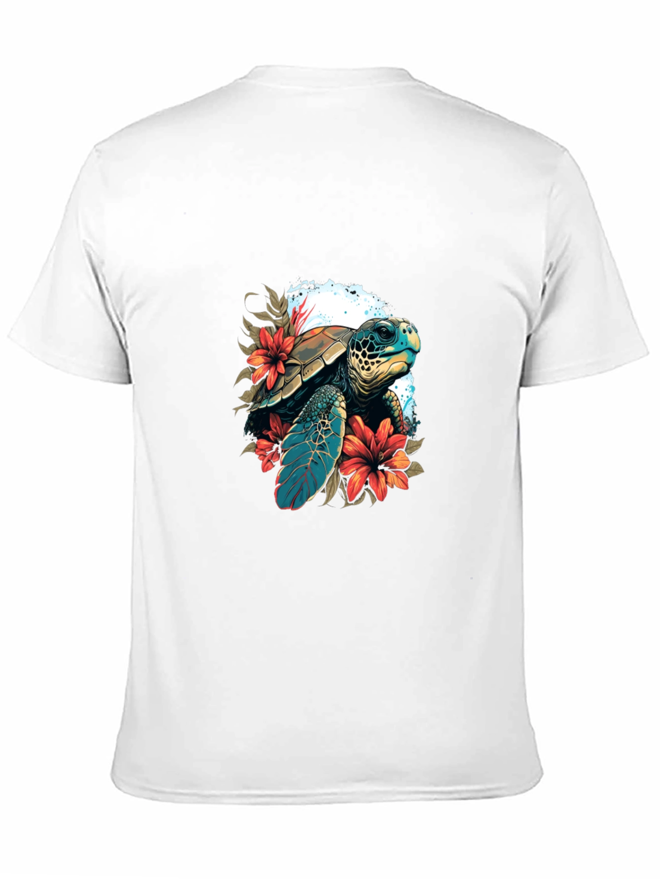 Sea Turtle Graphic Tee - Island Style Black T-Shirt