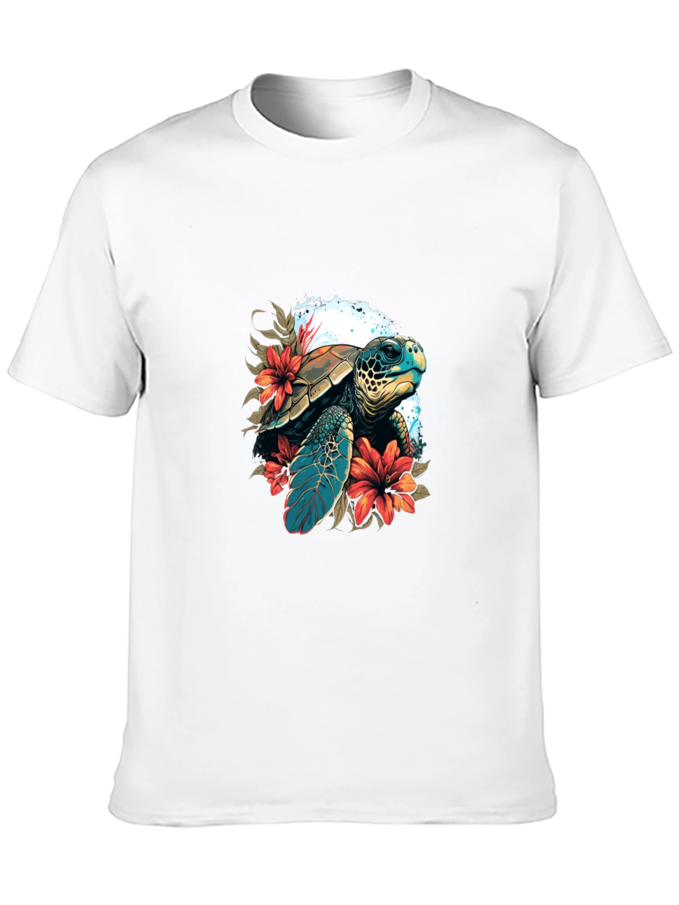 Sea Turtle Graphic Tee - Island Style Black T-Shirt