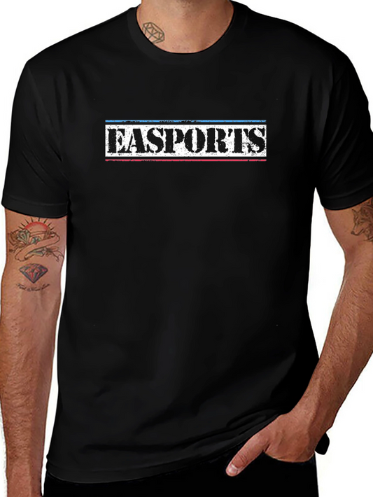 EA SPORTS Graphic T-Shirt - Black Cotton Tee