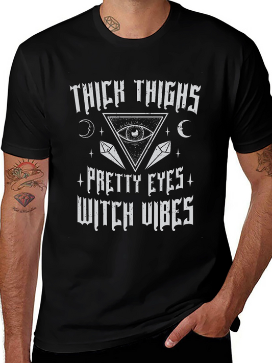 Thick Thighs Witch Vibes Graphic Tee