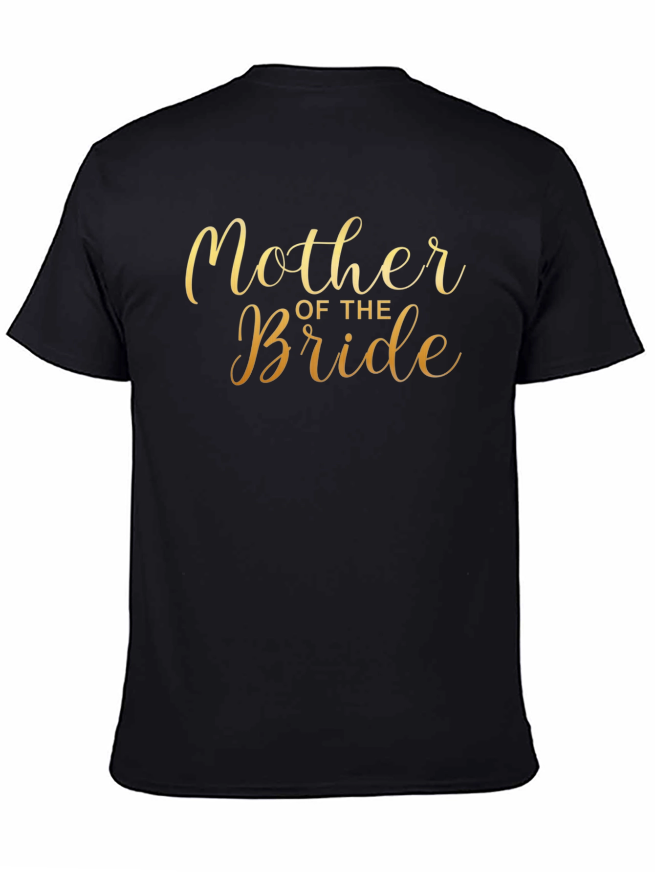 Mother of the Bride Graphic T-Shirt - Black