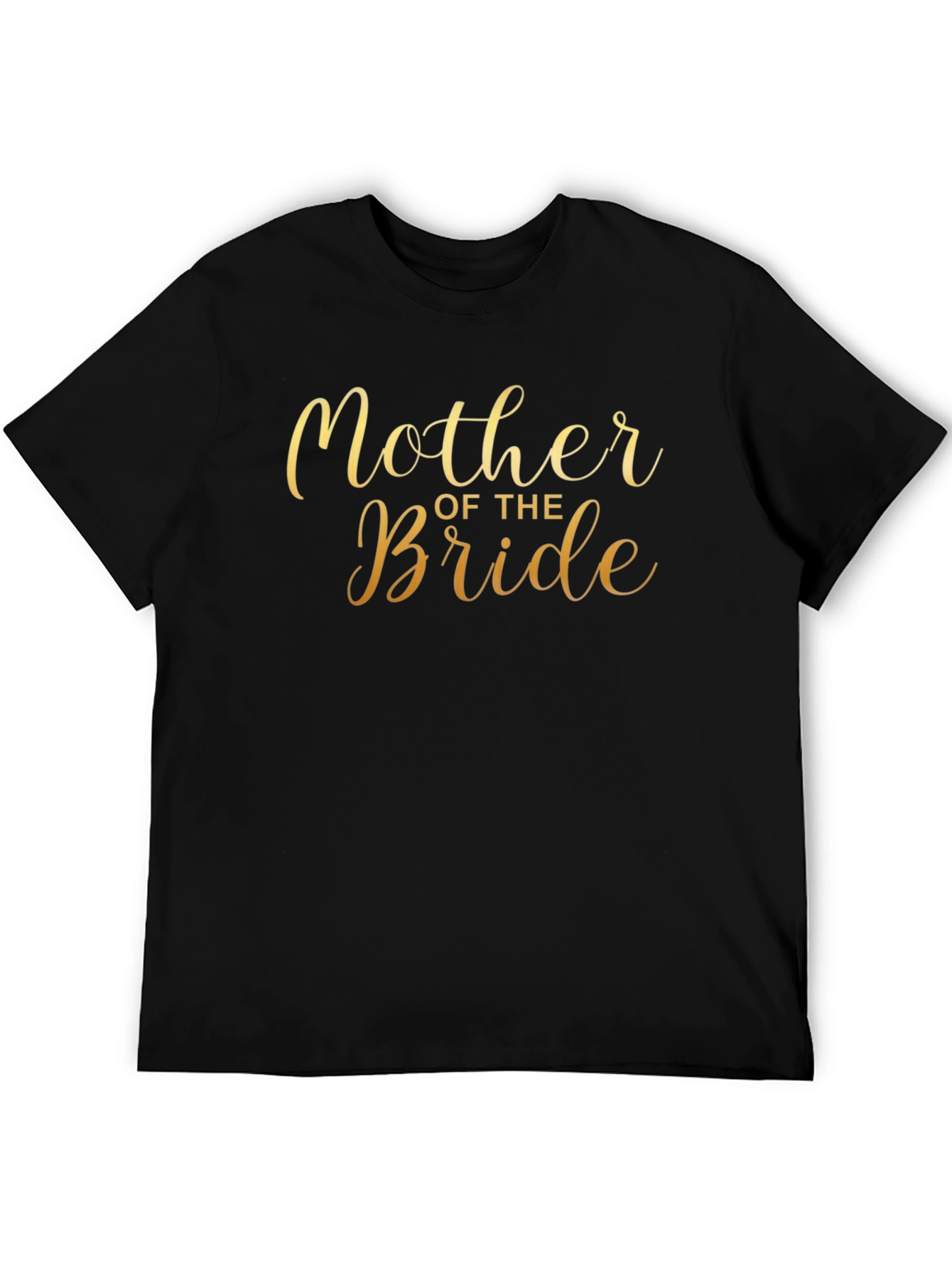 Mother of the Bride Graphic T-Shirt - Black