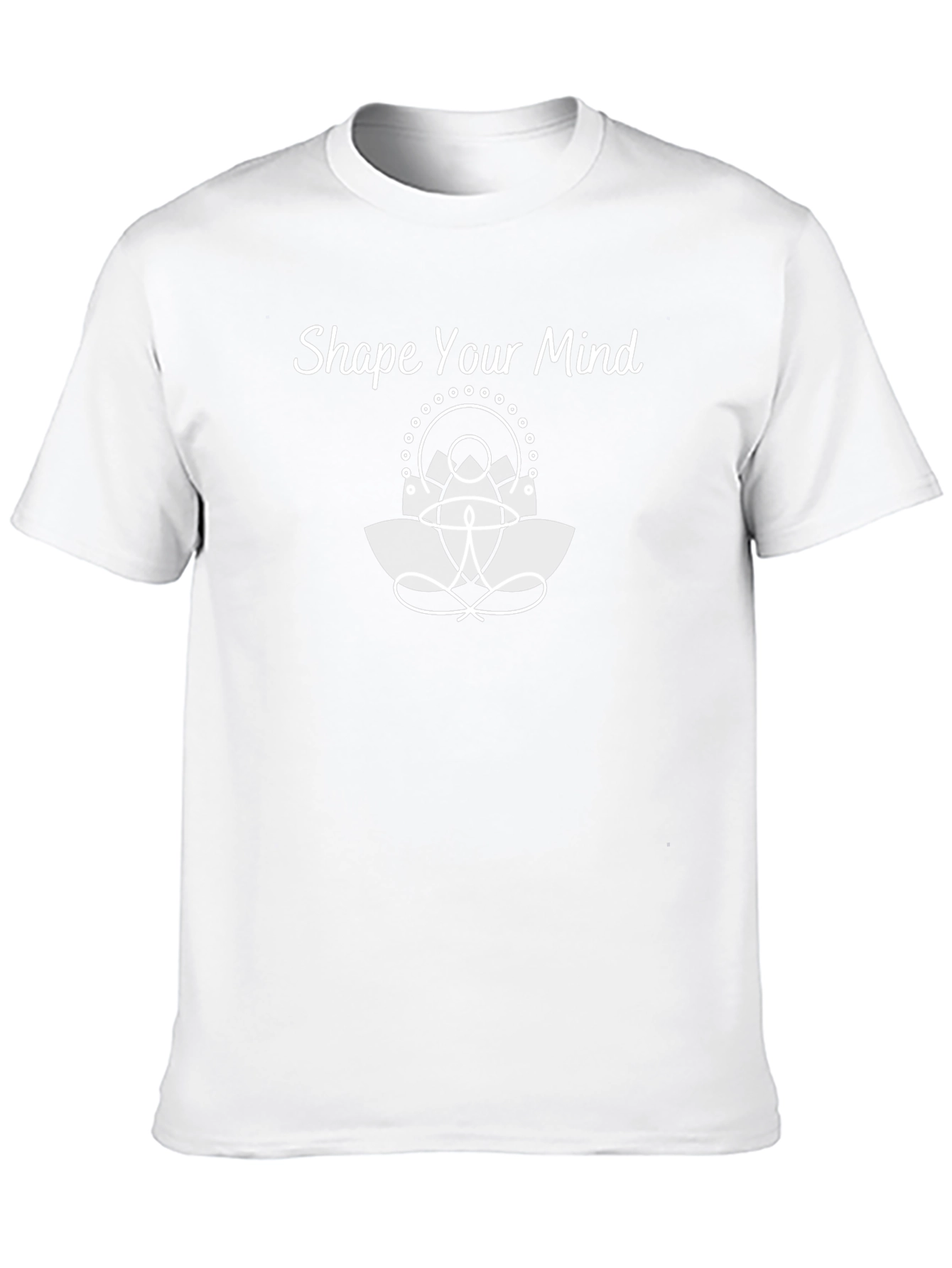 Shape Your Mind Tee - Black Cotton T-Shirt