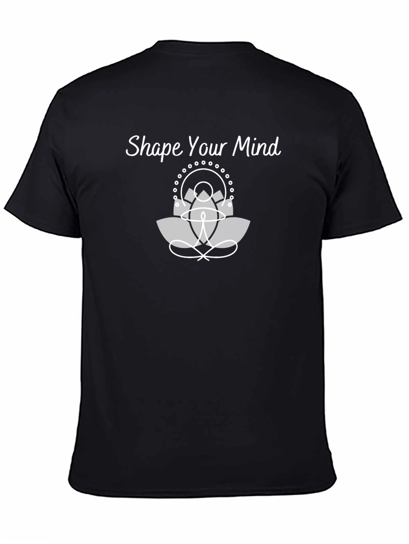 Shape Your Mind Tee - Black Cotton T-Shirt