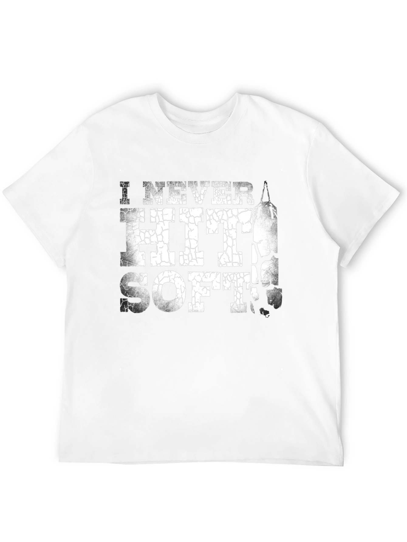 I Never Hit Soft Boxing Graphic Tee