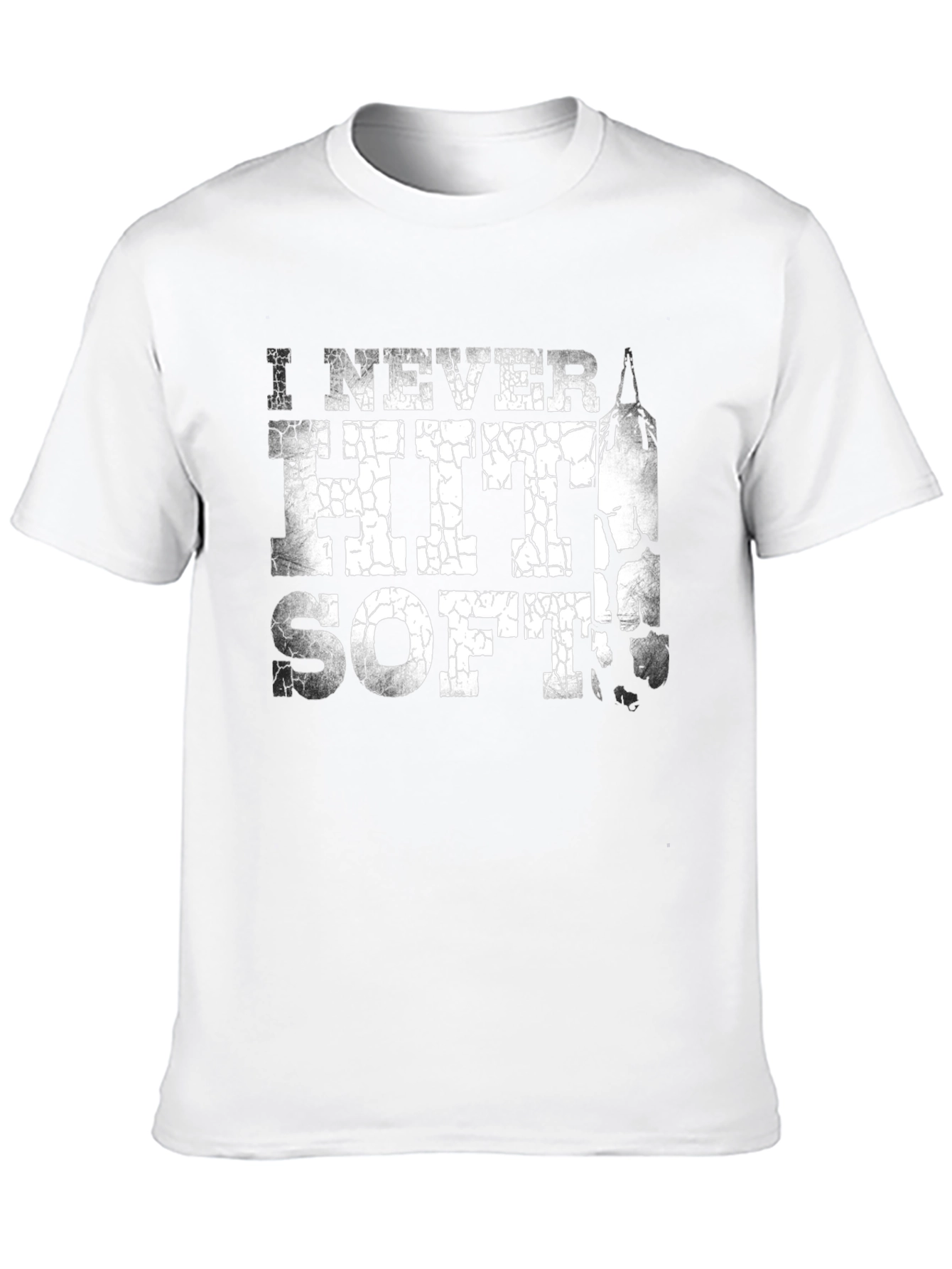I Never Hit Soft Boxing Graphic Tee