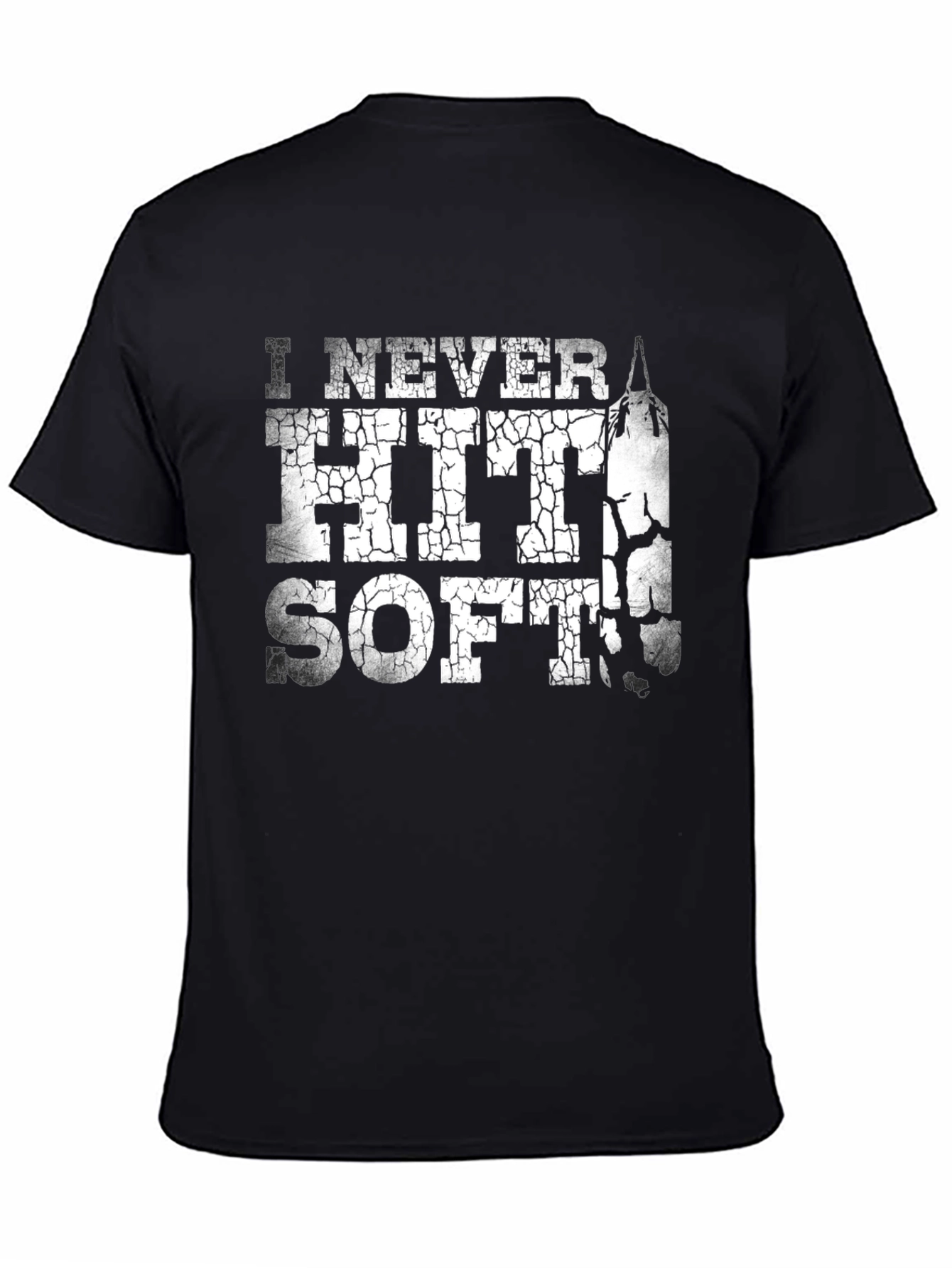I Never Hit Soft Boxing Graphic Tee
