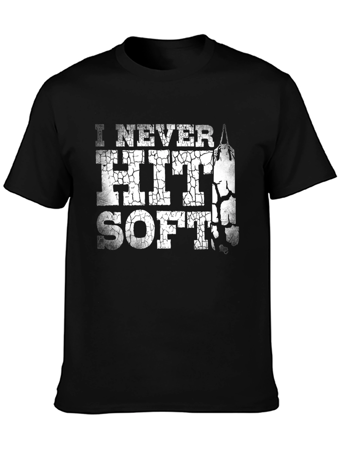 I Never Hit Soft Boxing Graphic Tee