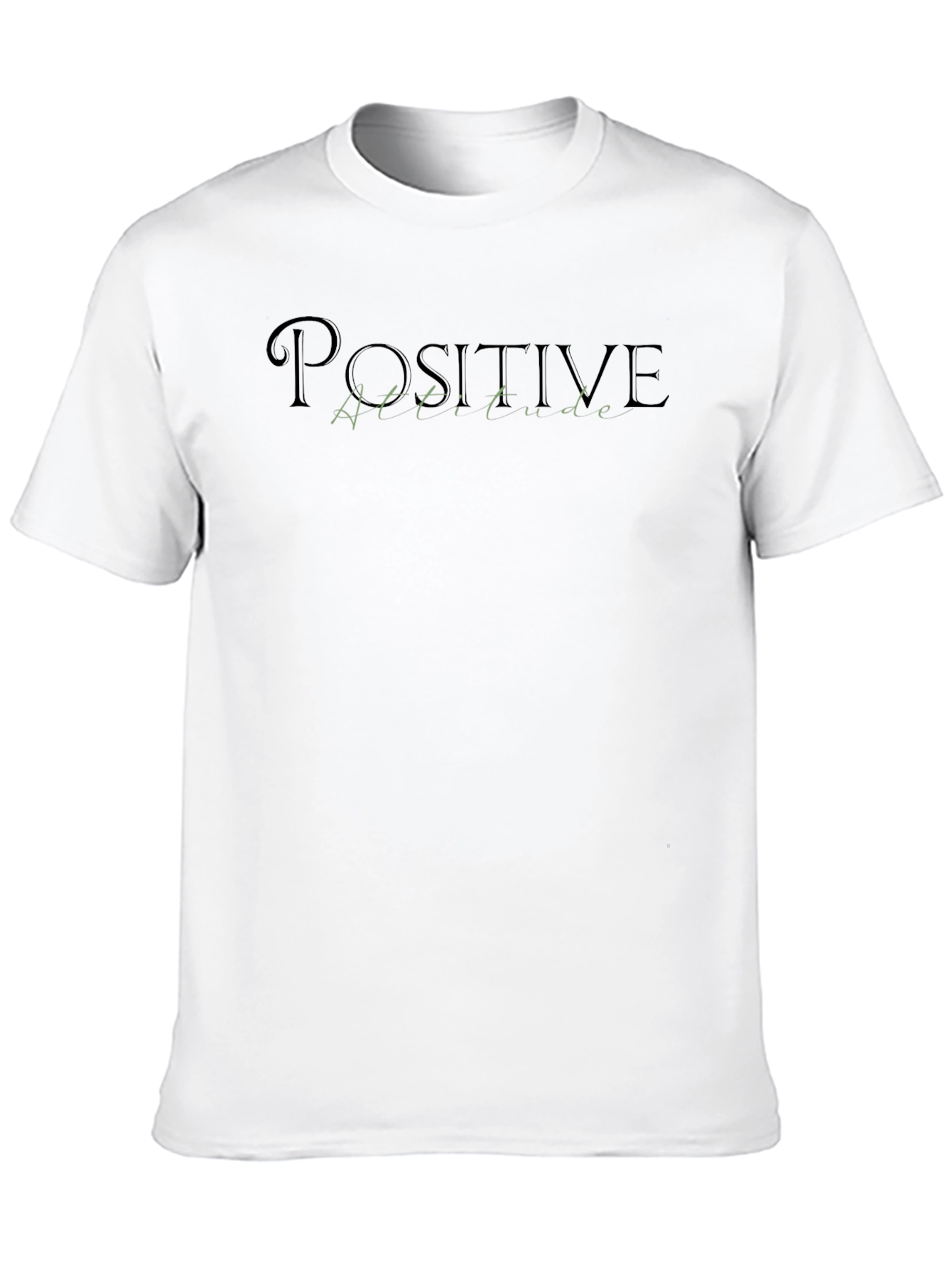 Positive Attitude Black T-Shirt