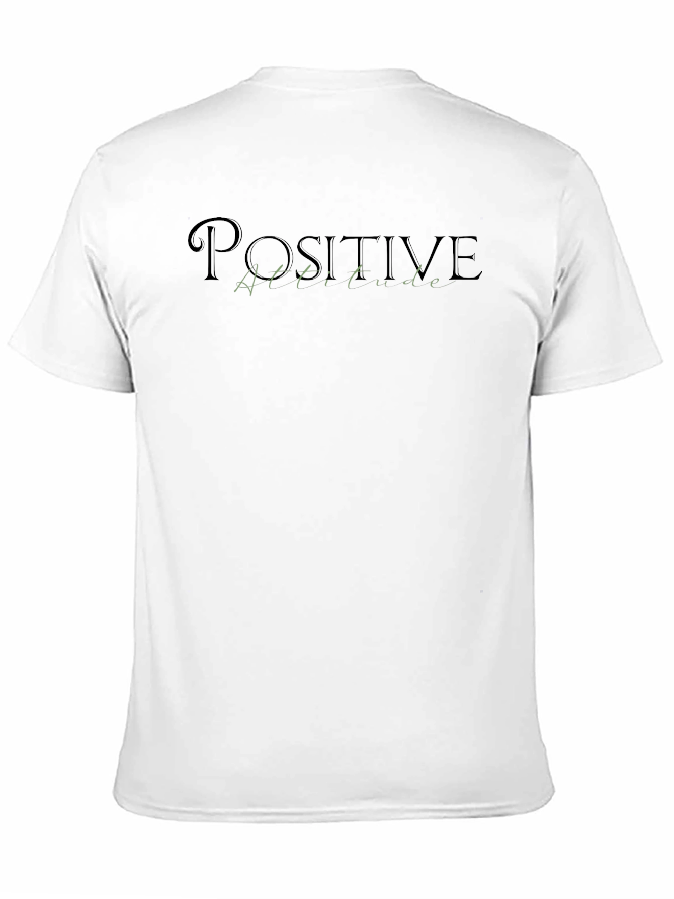 Positive Attitude Black T-Shirt