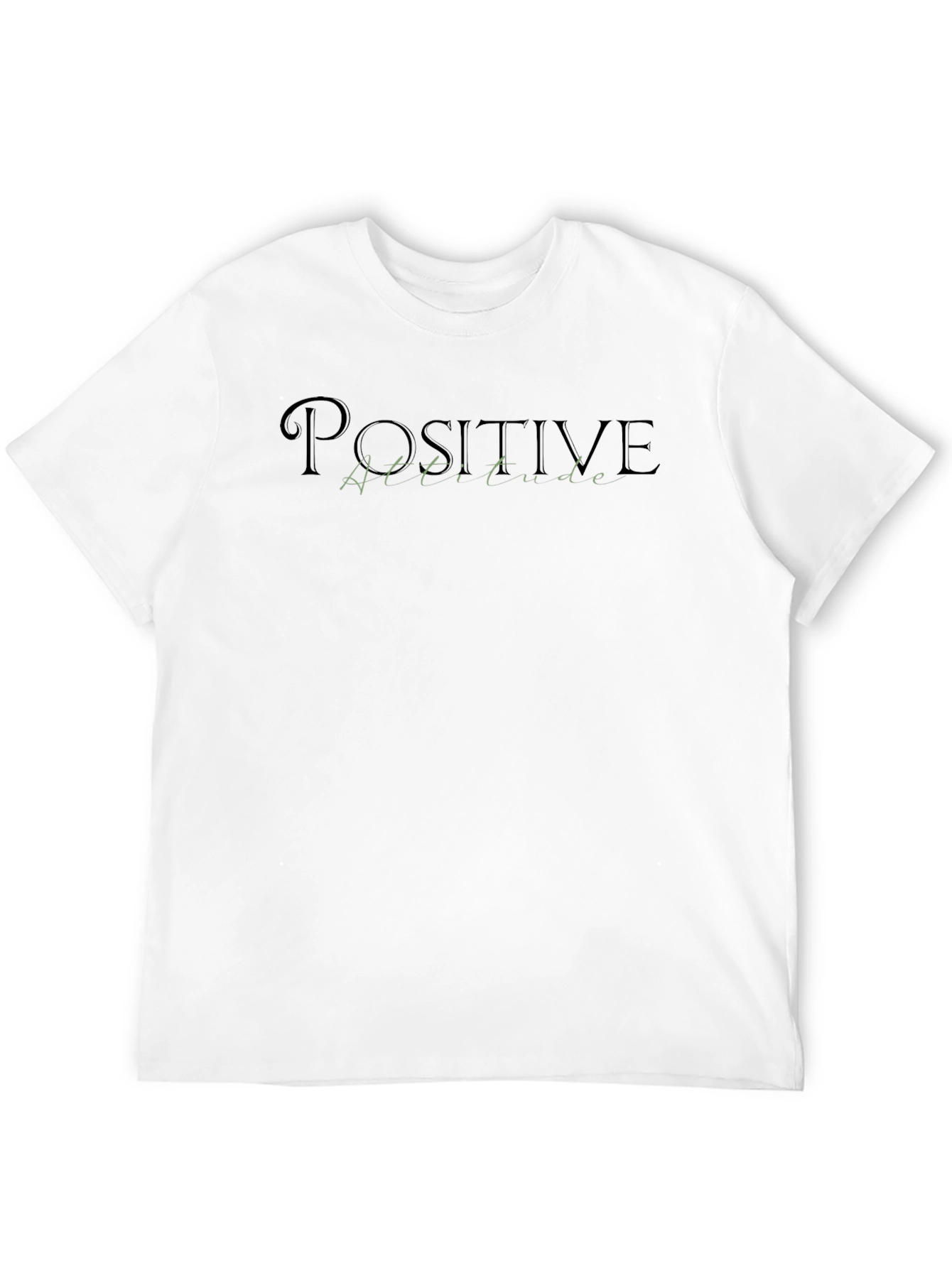 Positive Attitude Black T-Shirt