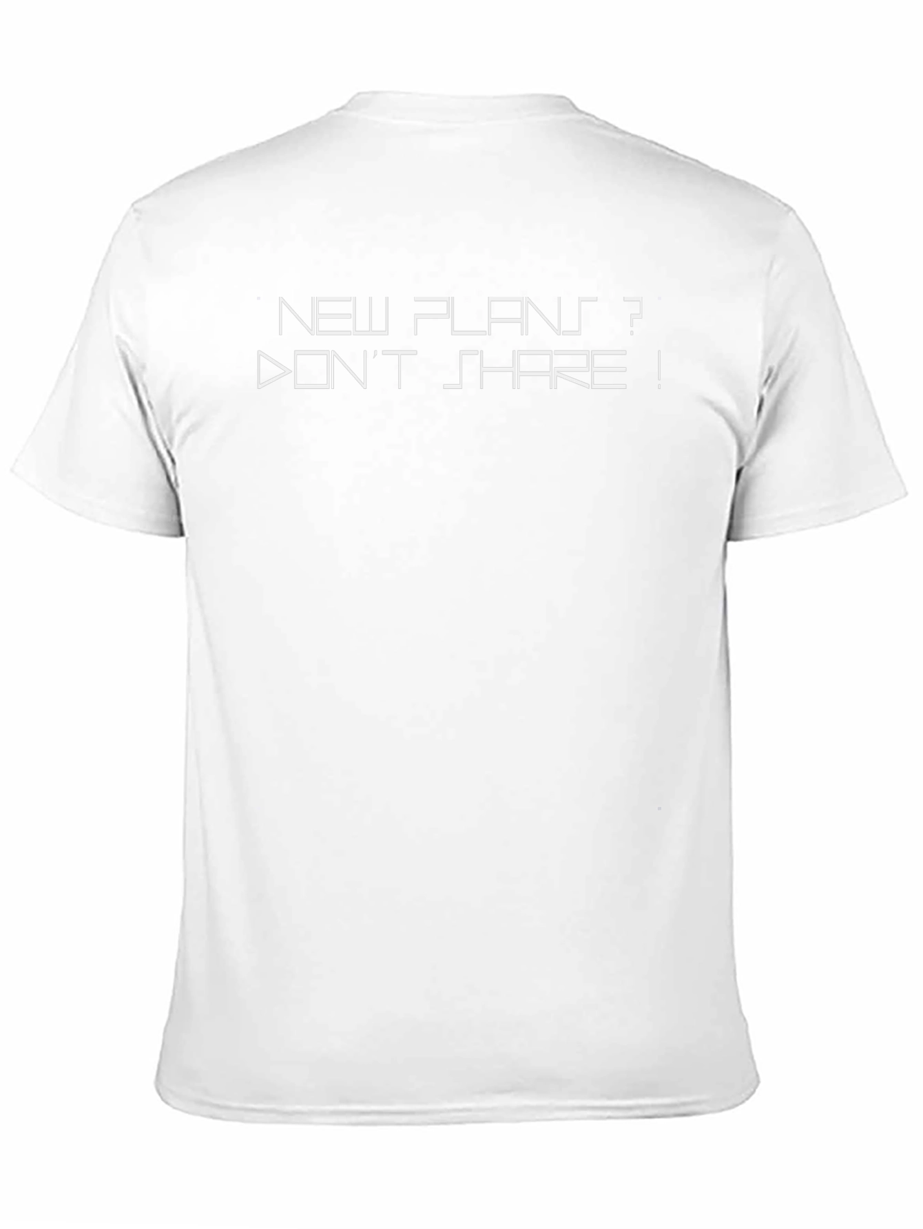 New Plans? Dont Share! Black T-Shirt