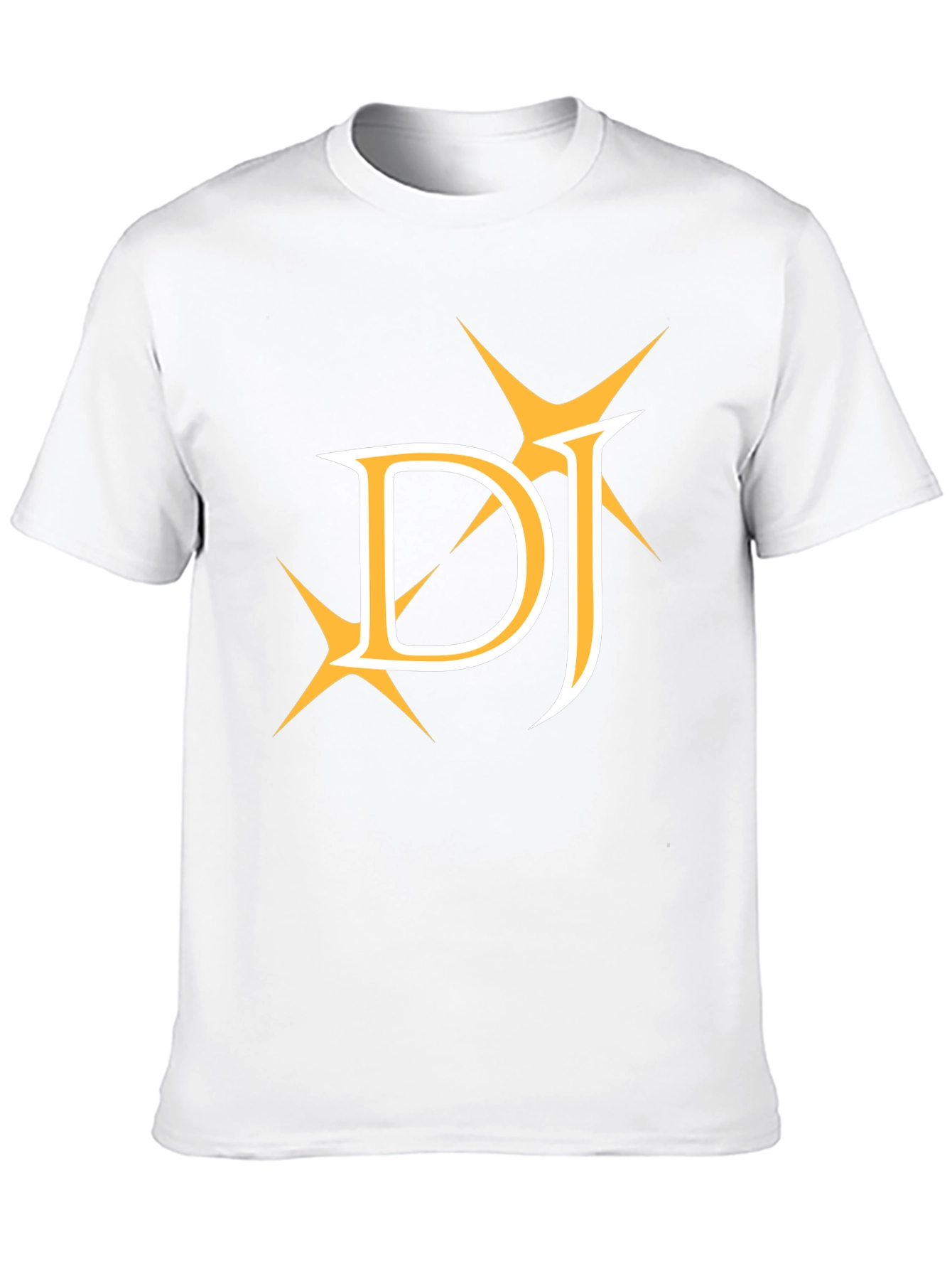 DJ Golden Graphic Tee - Stylish Black Cotton T-Shirt
