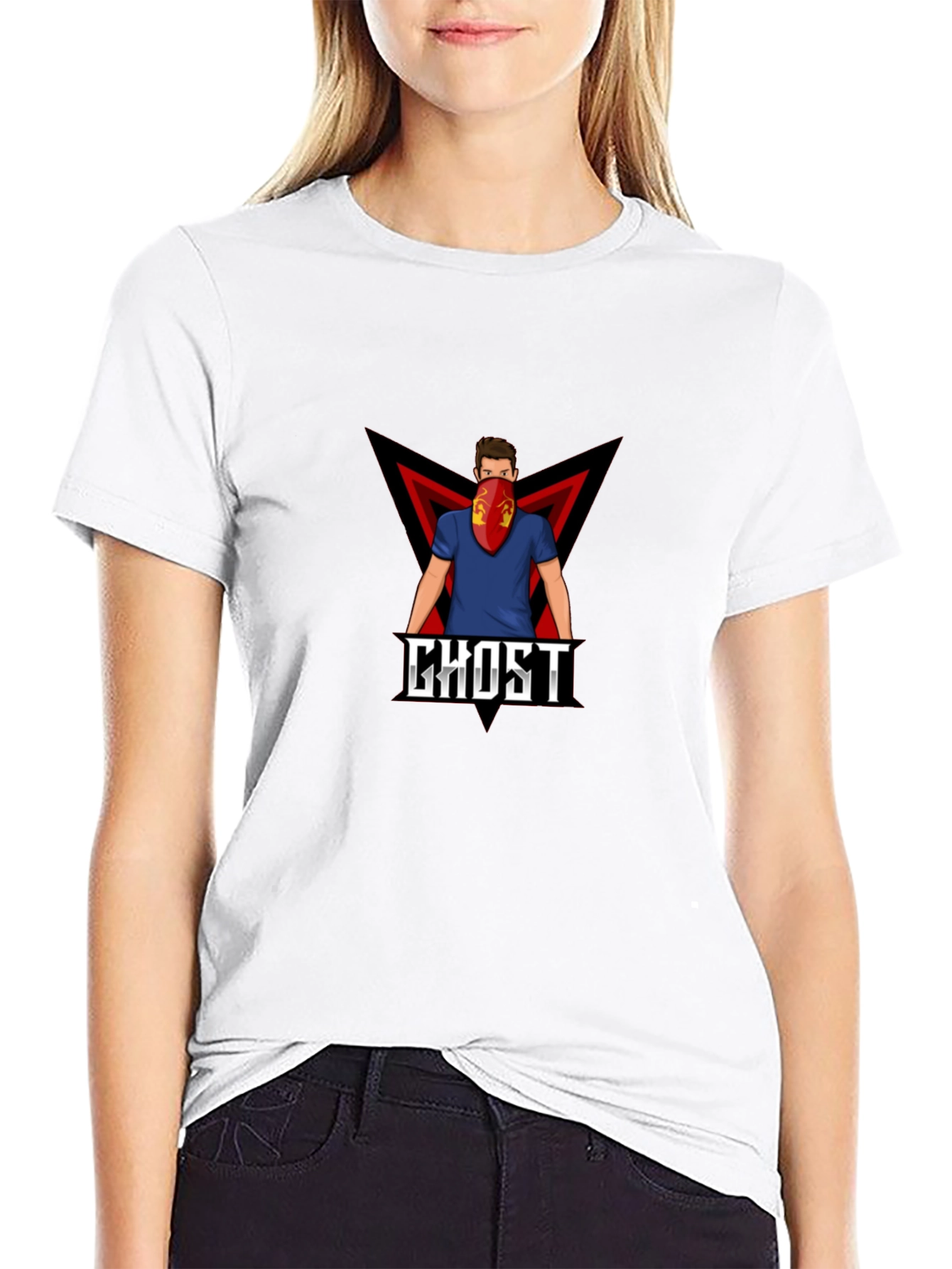 Ghost Graphic Tee - Modern Urban Style